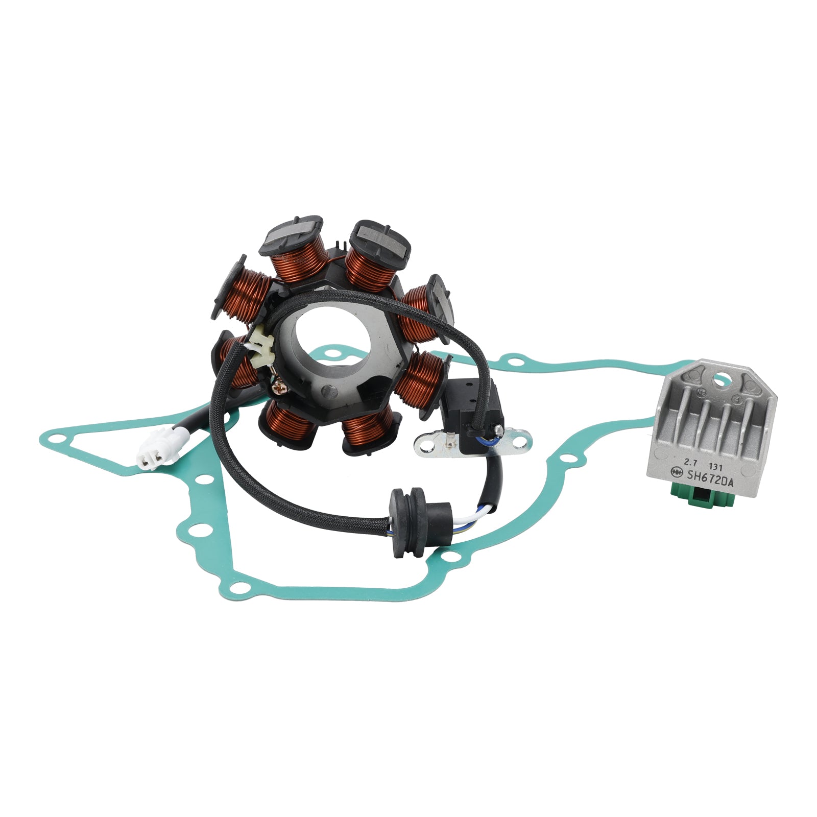 2010-2024 Kawasaki 2011 KLX110L Regulador do estator alternador com junta 21003-0097