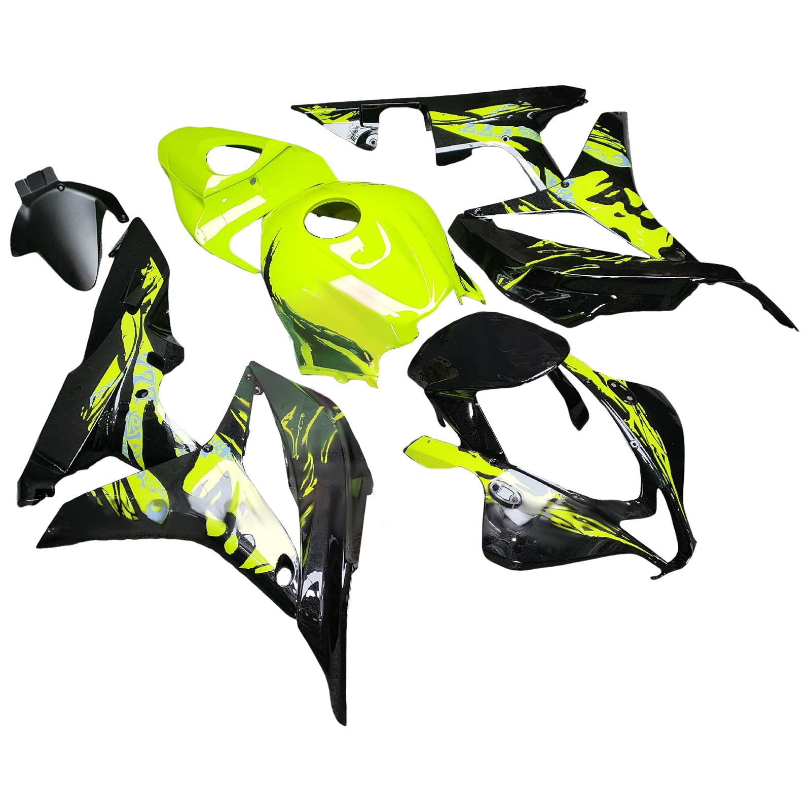 Kit de carénage d'injection Bodywork Abs en plastique pour Honda CBR600RR 2007-2008 F5