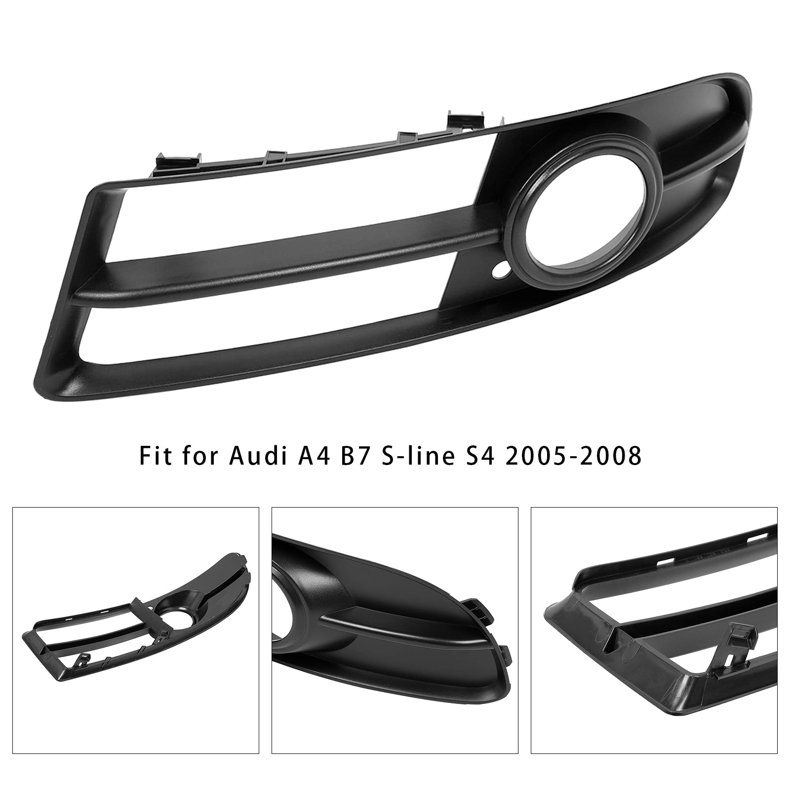 2005-2008 Audi A4 B7 S-Line S4 Front vänster sida stötfångare grill dimma ljusgrill