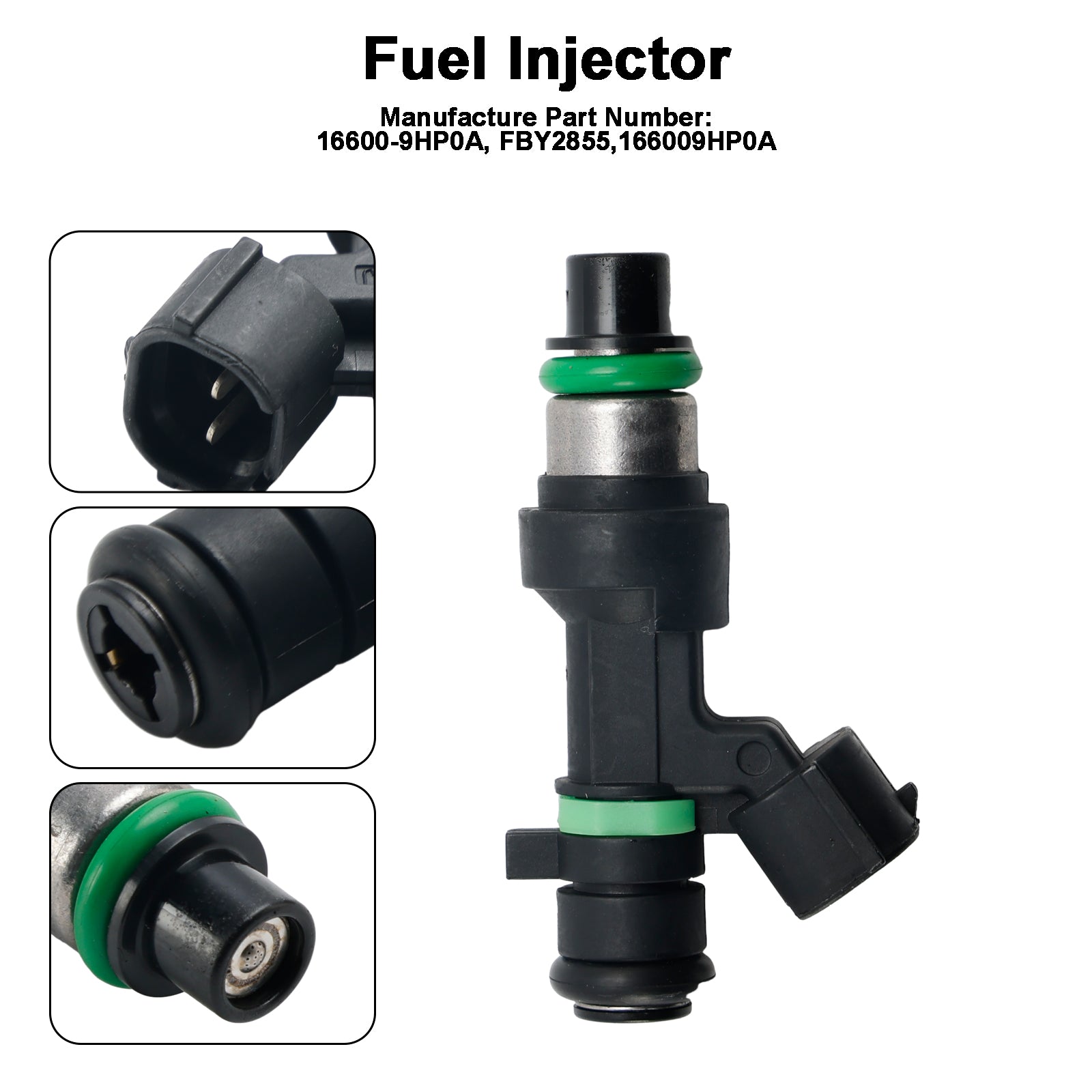 1pcs injecteur de carburant 16600-9hp0a fit nissan altima 2015-2017 2.5L i4 fby2855