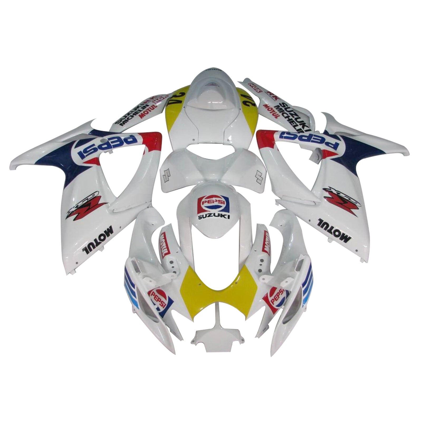 2006-2007 Suzuki GSXR 600/750 K6 Injectiekuipset Carrosserie Kunststof ABS