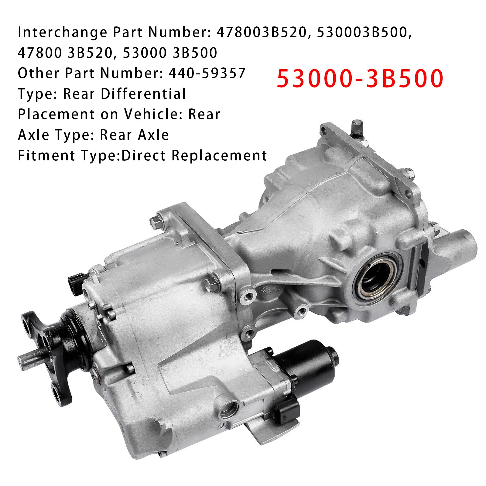 2013-2016 Hyundai Santa Fe achter gloednieuwe achterdifferentieeldrager 53000-3B500