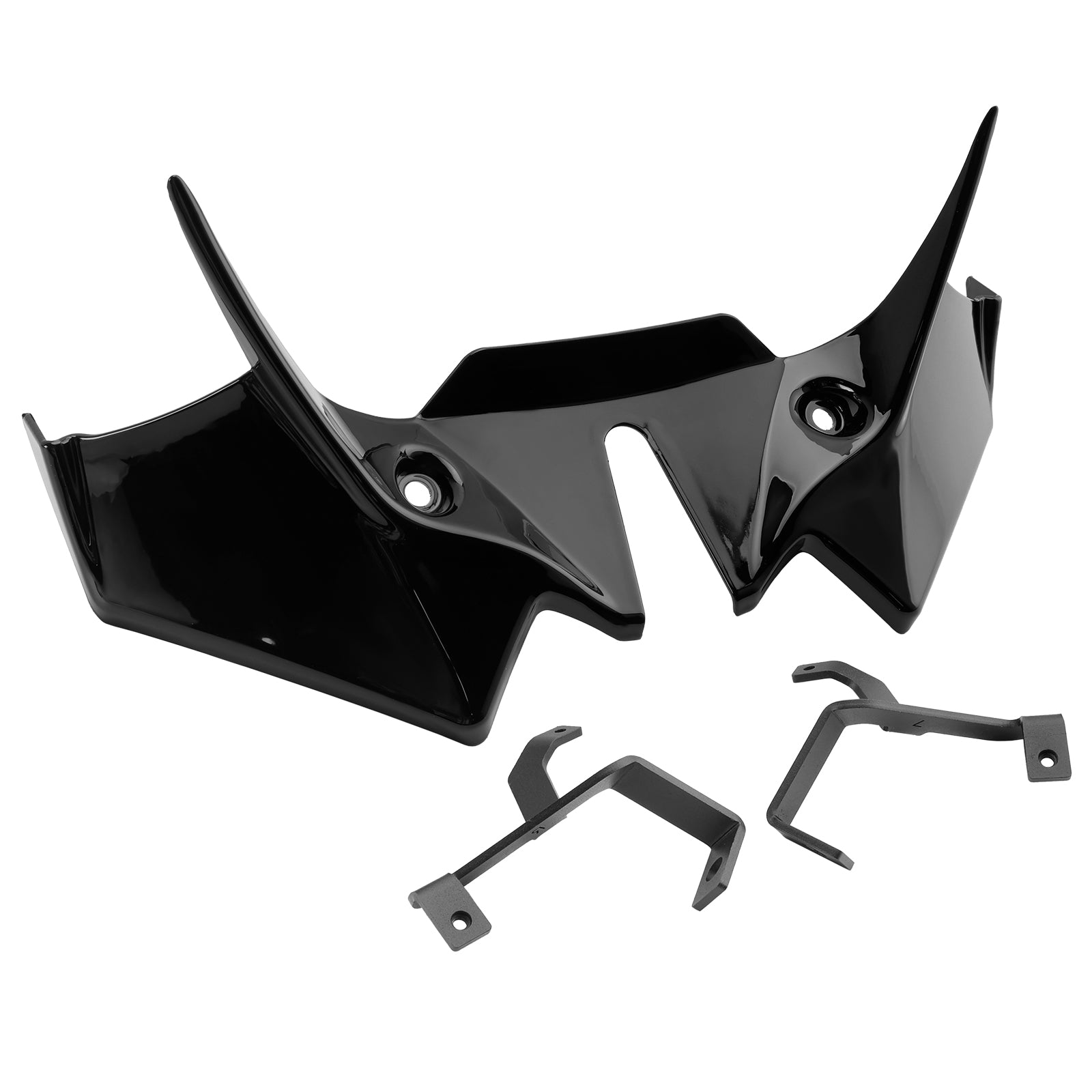 2021-2024 Kawasaki Z650 Front Downforce Spoiler Extension Fairing Black