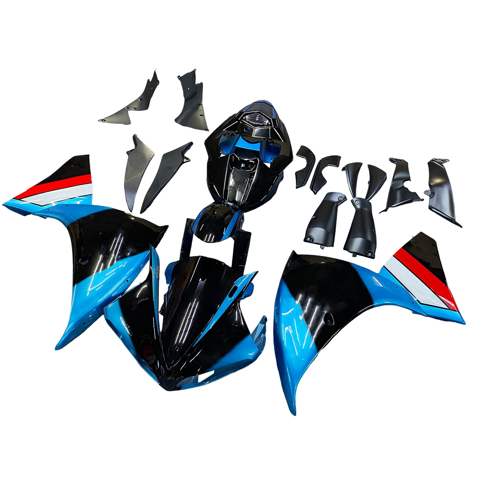 Injection Fairing Kit Bodywork Plastic ABS fit For Yamaha YZF 1000 R1 2009-2011