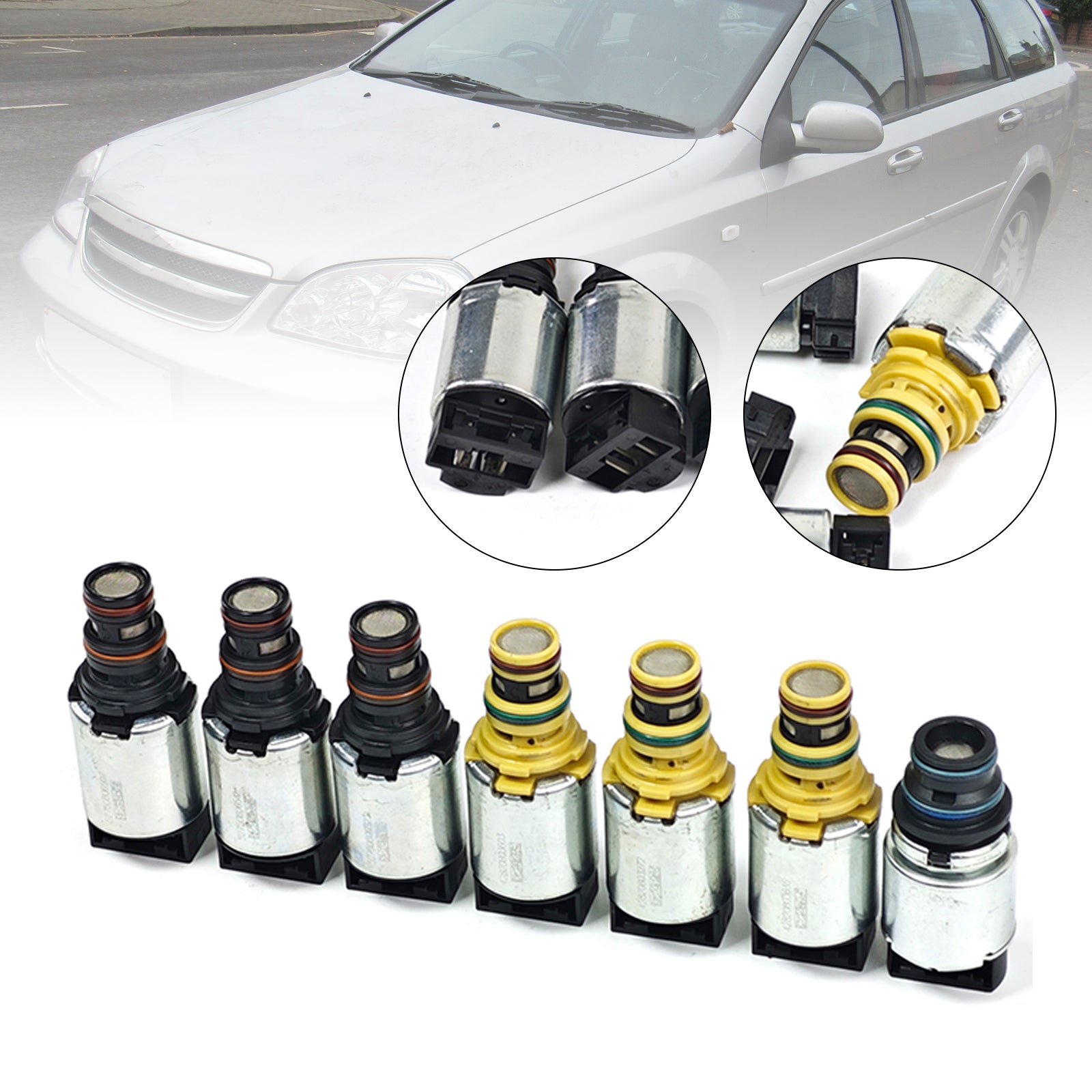 2007-nowon DAEWOO/CHEVOLET TOSCA 6 SP FWD L4 2.0L 2.4L V6 2.0L 2.5L 3.0L 6T40 6T45 6T30 6T50 Solenoides de transmisión de caja de cambios