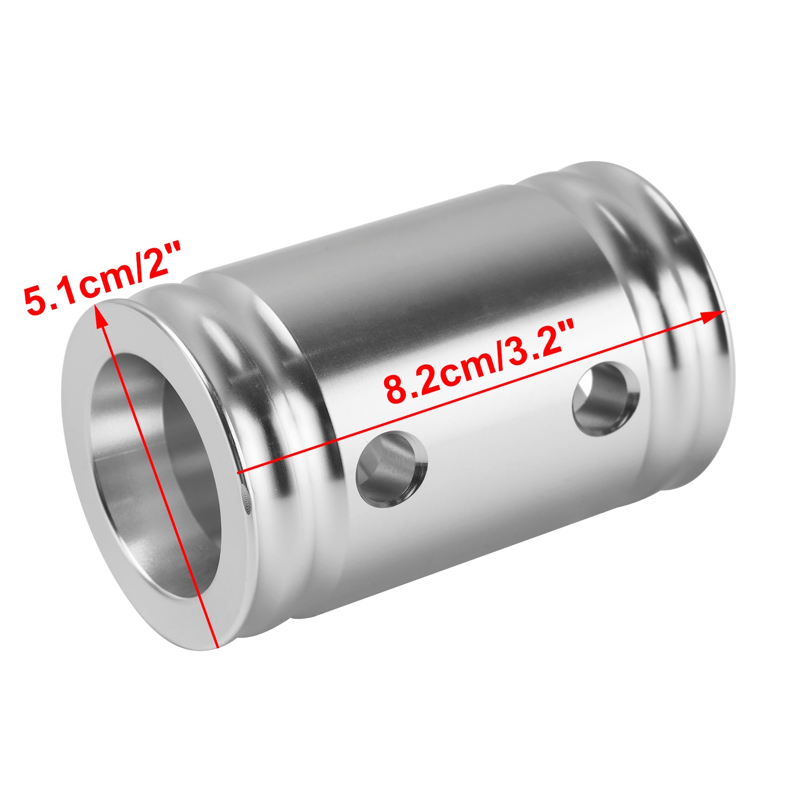 Tillbehör för distansbrickor till fackverk 82 - 82 mm 3.2" Könslös aluminiumdistans 2" Diameter