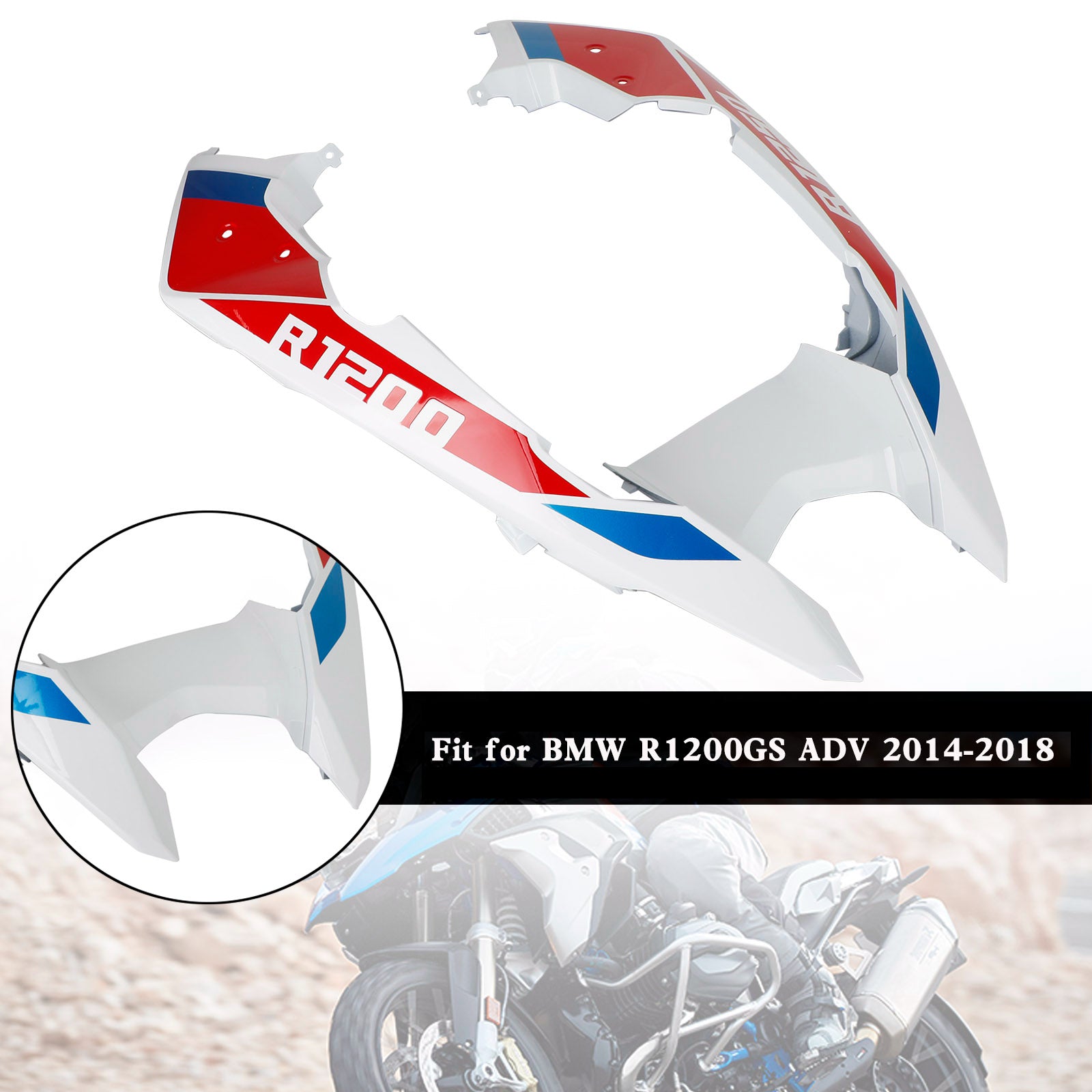 2014-2018 BMW R1200GS ADV Front Nose Fairing Beak Fender Cover