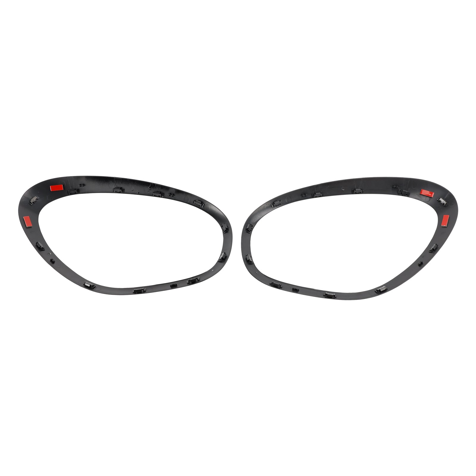 2 stuks glanzend zwarte koplampen sierring voor Mini Cooper Countryman R60