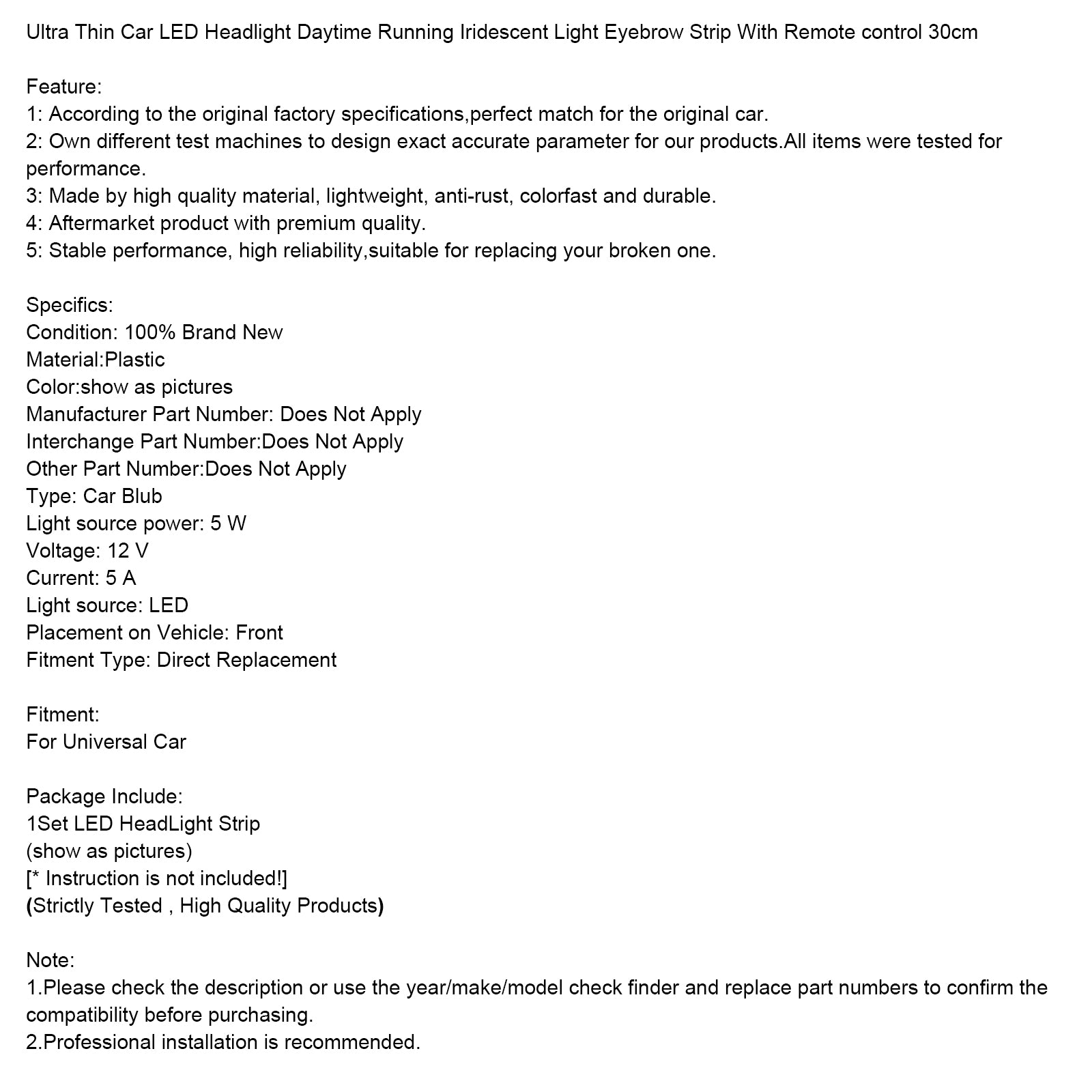 Ultra Fin Fine LED FARELTLIMET DIA DIA RUNDIO