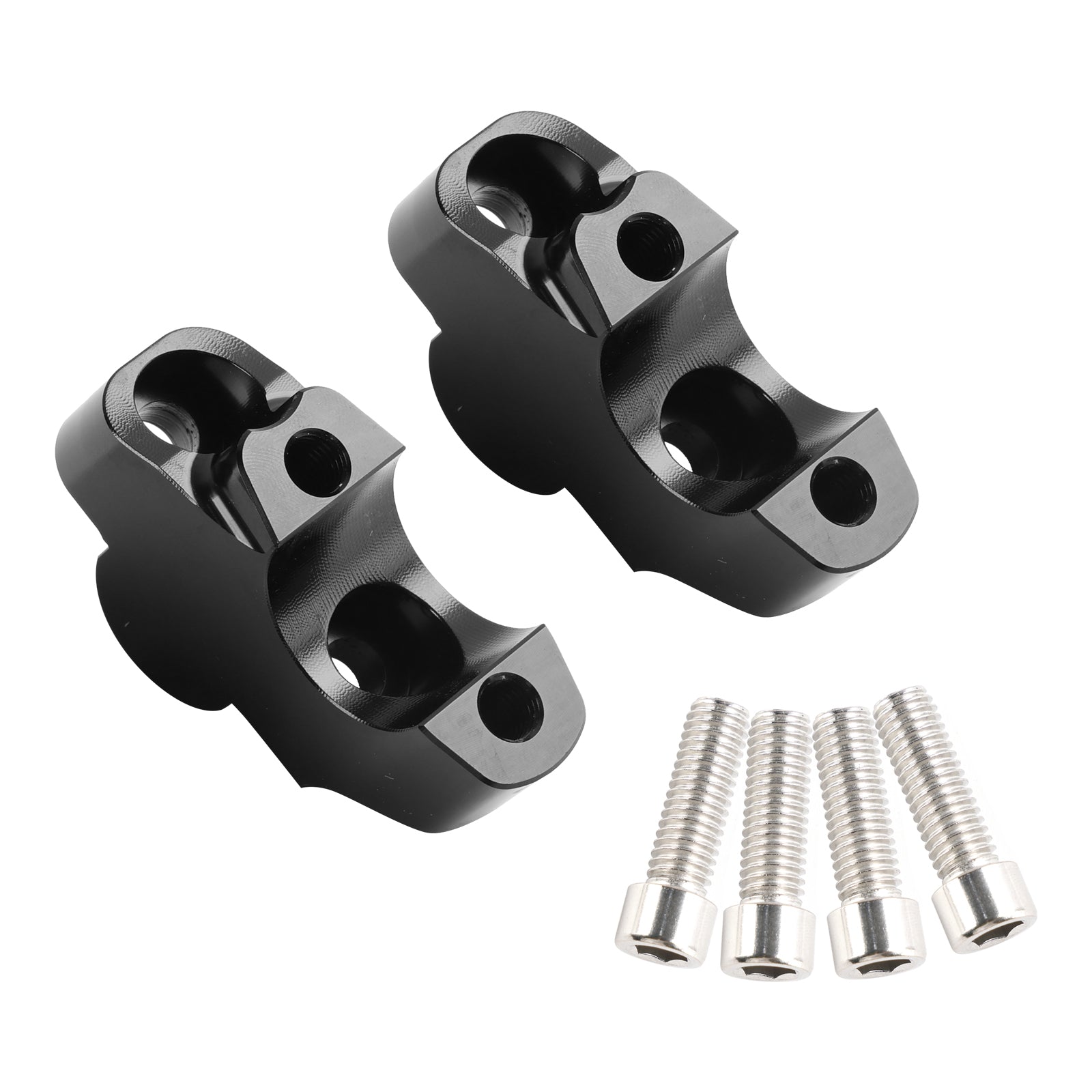 PSLER Motorcycle Handlebar Risers - 1 Inch Rise For Honda Rebel 300, 500, 1100 | CNC Machined Aluminum Risers