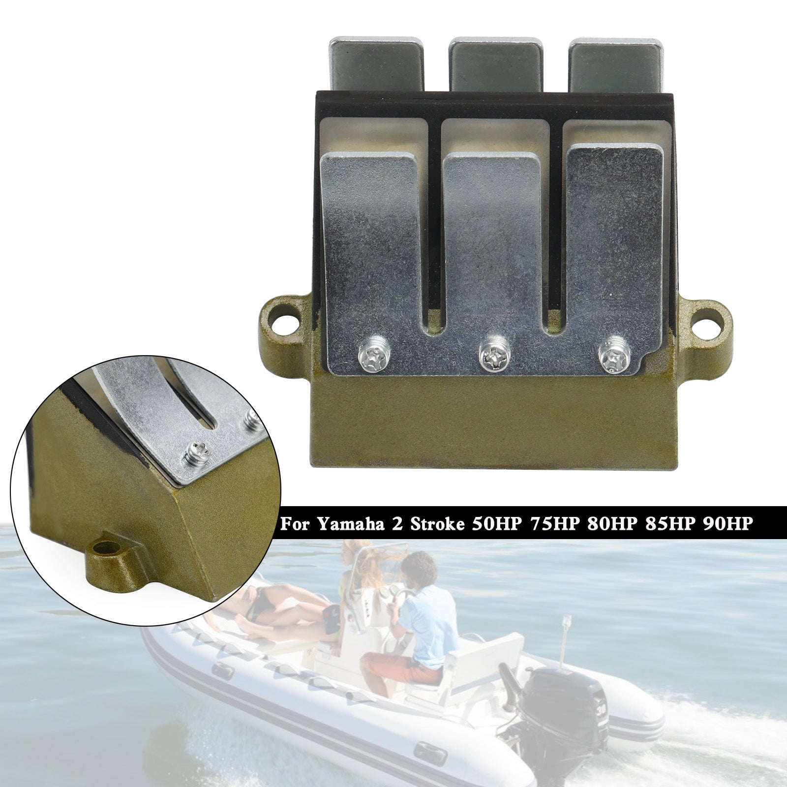 688-13610-00 Válvula de palheta Assy para Yamaha 2 AVC 50HP 75HP 80HP 85HP 90HP