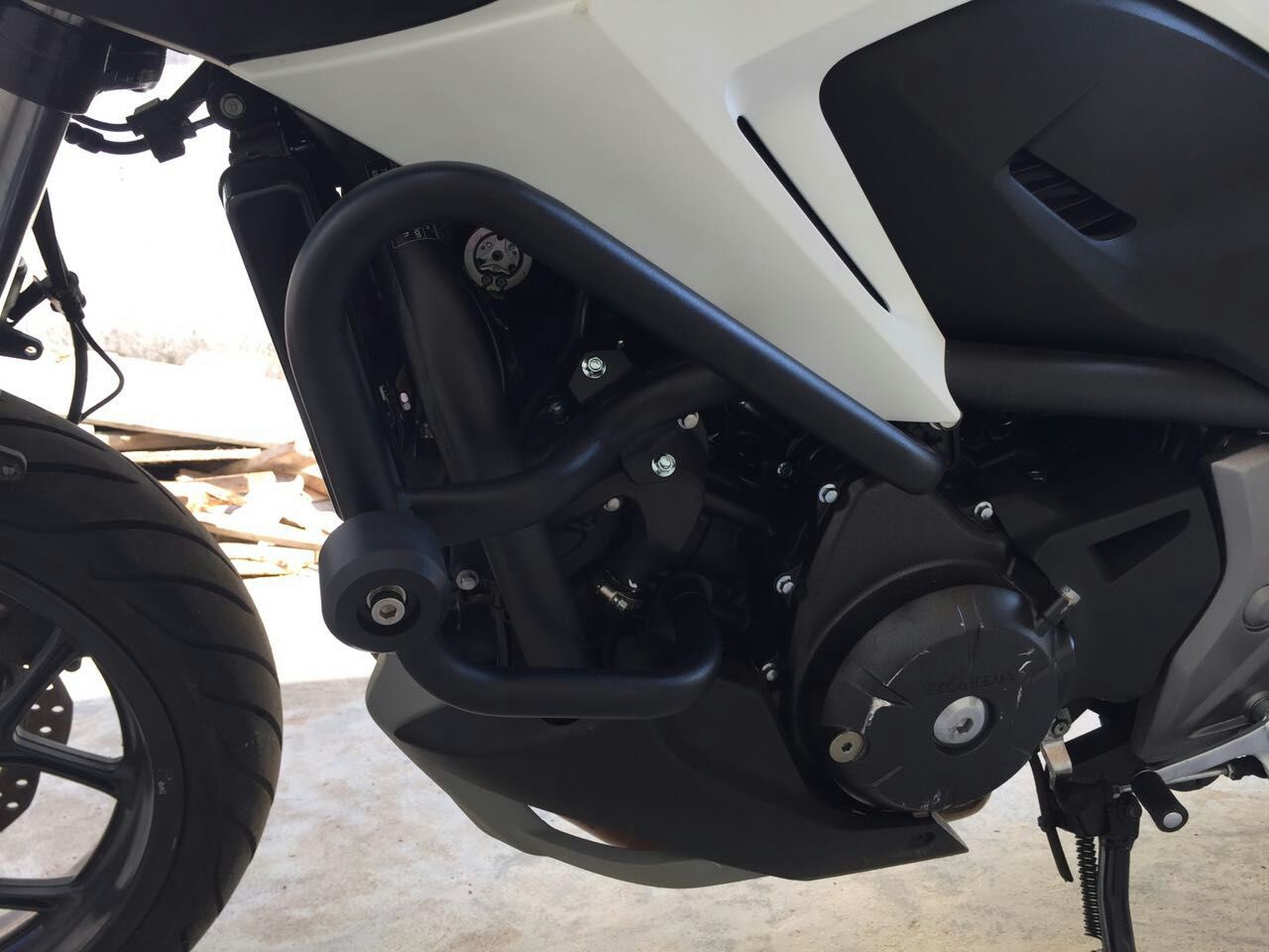 2012-2016 Honda NC750X NC750S NC700X NC700S Protección de la barra de choque del protector del motor