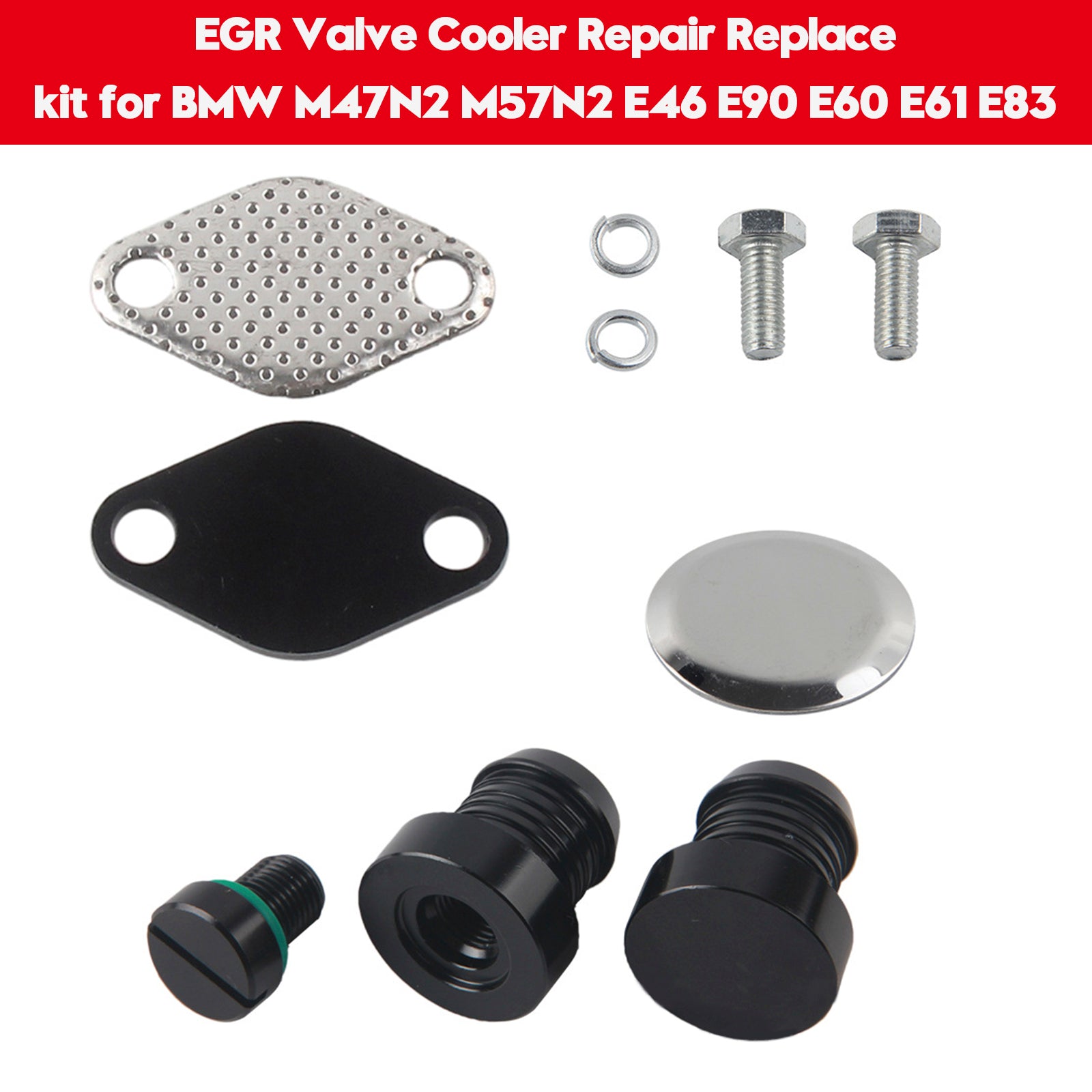 EGR VALVE COOLER REPARATION Ersätt kit för BMW M47N2 M57N2 E46 E90 E60 E61 E83