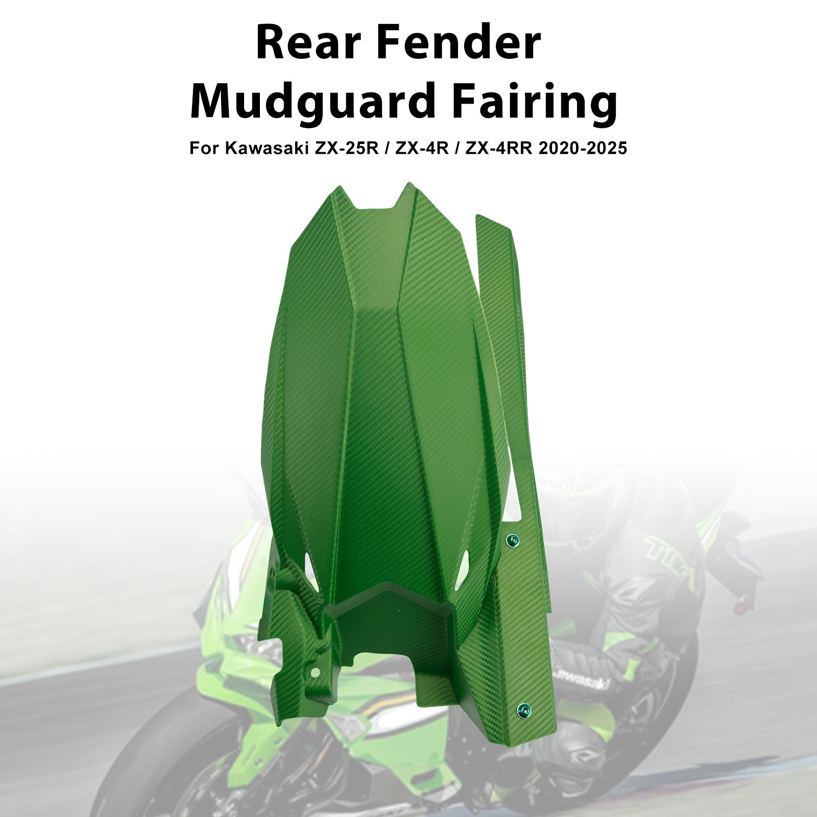 2020-2025 Kawasaki ZX-25R ZX-4R ZX-4RR Rear Fender Mudguard Fairing