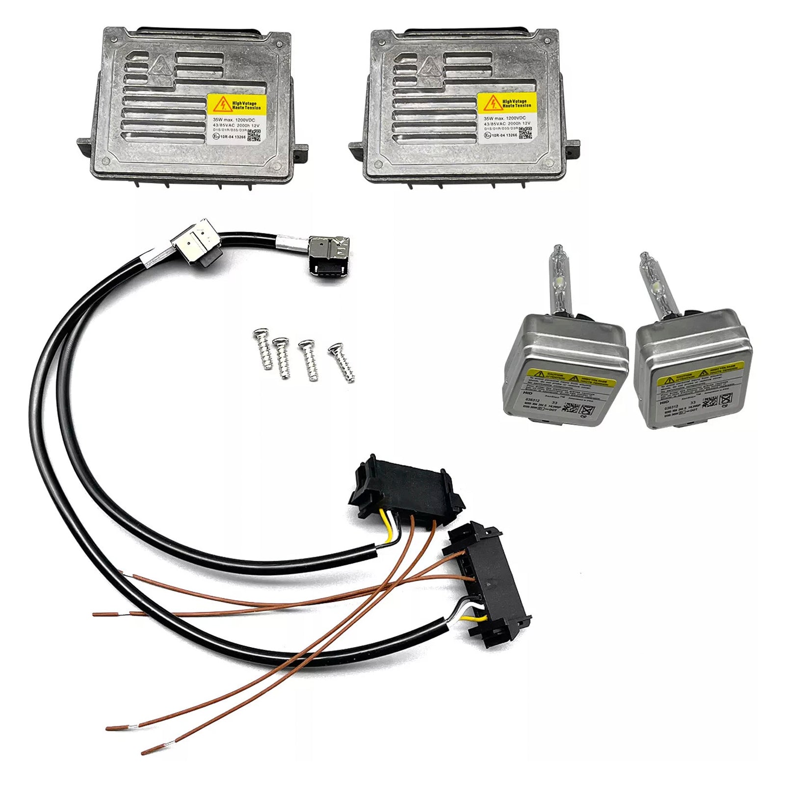 2013-2016 xenonstrålkastare för: GMC Acadia 2x xenonballast & HID D3S-lampa, kabelsats, styrenhet 13503432