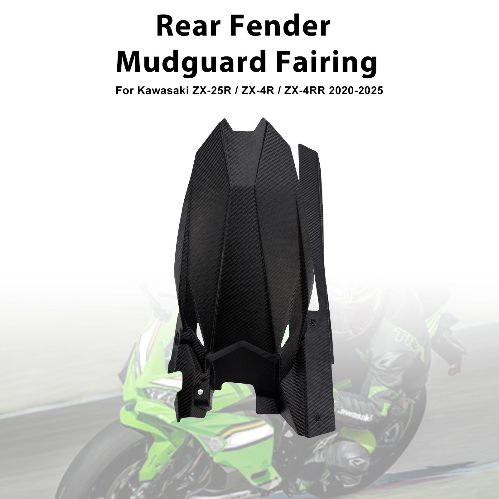 2020-2025 Kawasaki ZX-25R ZX-4R ZX-4RR Rear Fender Mudguard Fairing