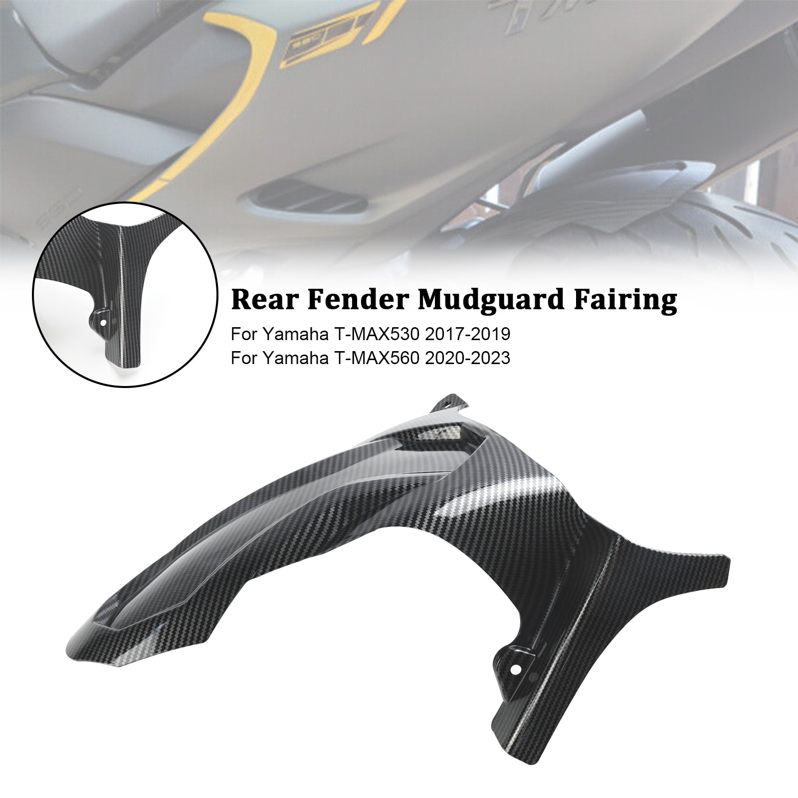 2017-2019 Yamaha T-MAX530 spatbord achterspatbord