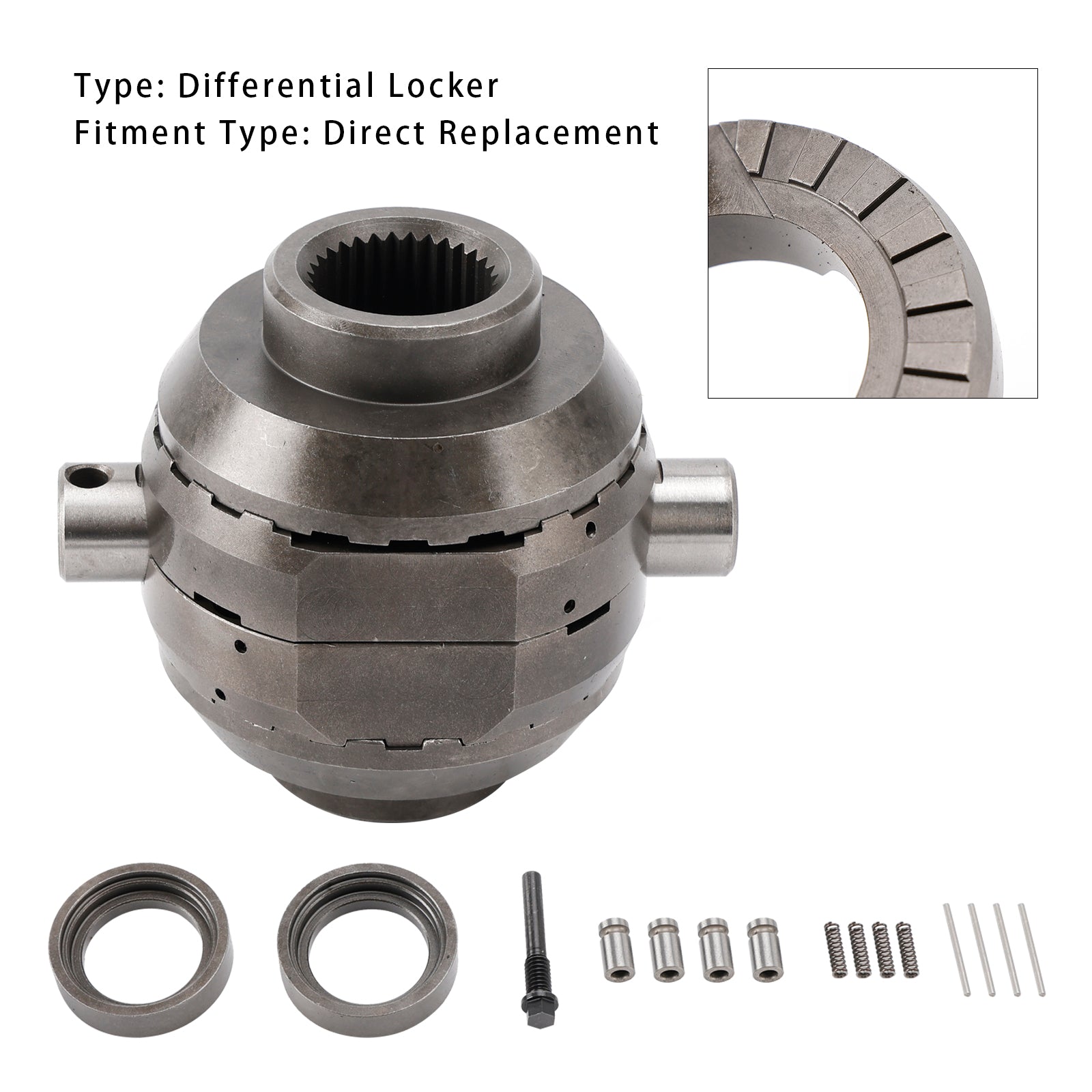8,8 inch locker-10-bolt 31 spline, inclusief kruispinas voor Ford