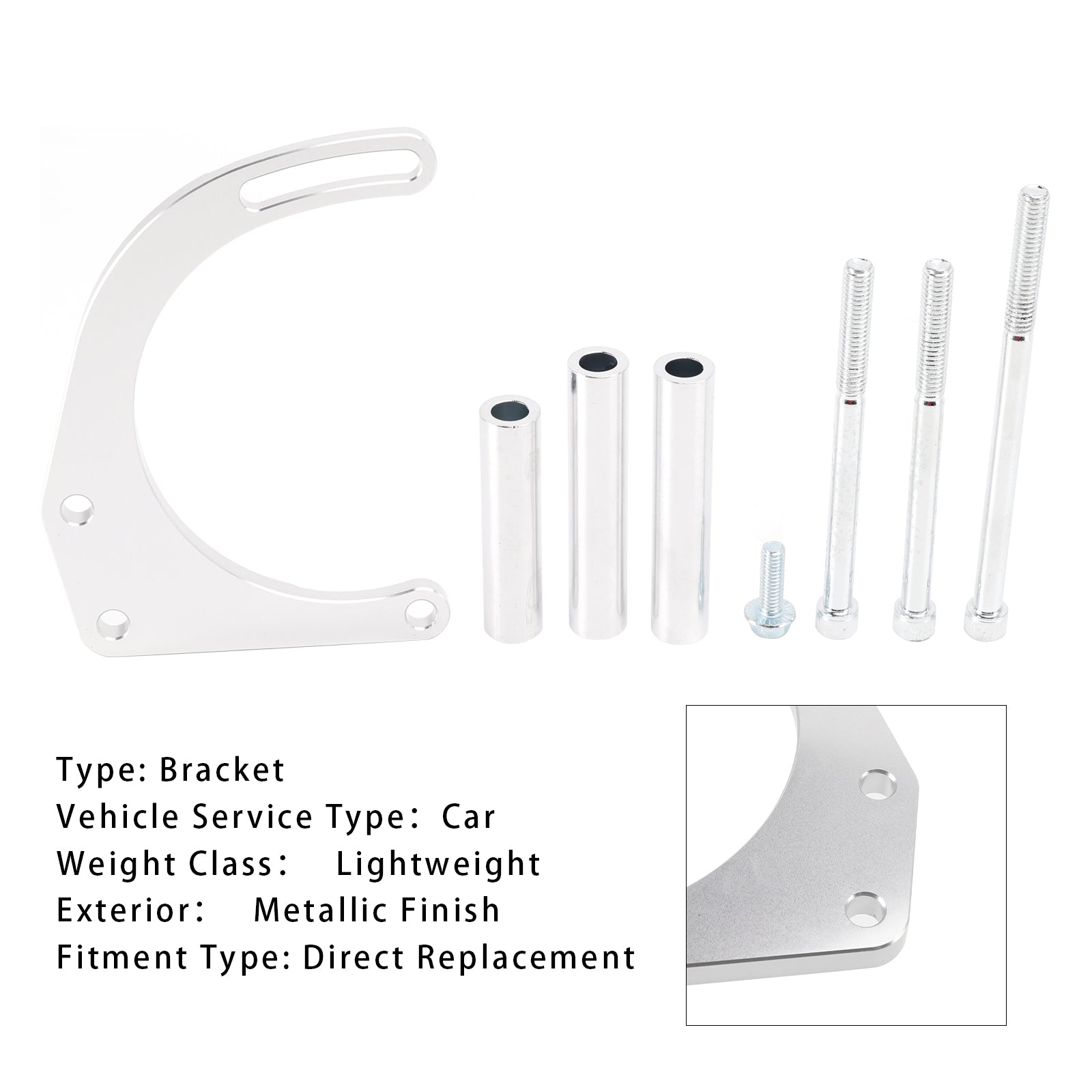 Support de support de pompe à eau électrique alternative Kit 551672E pour Chevy