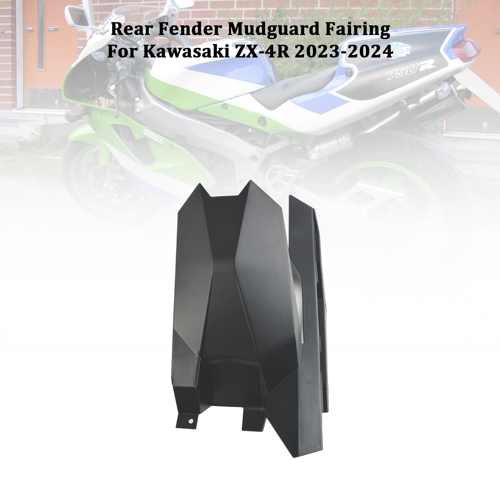 2023-2024 Kawasaki ZX-4R achterspatbord spatbord kuipkuip