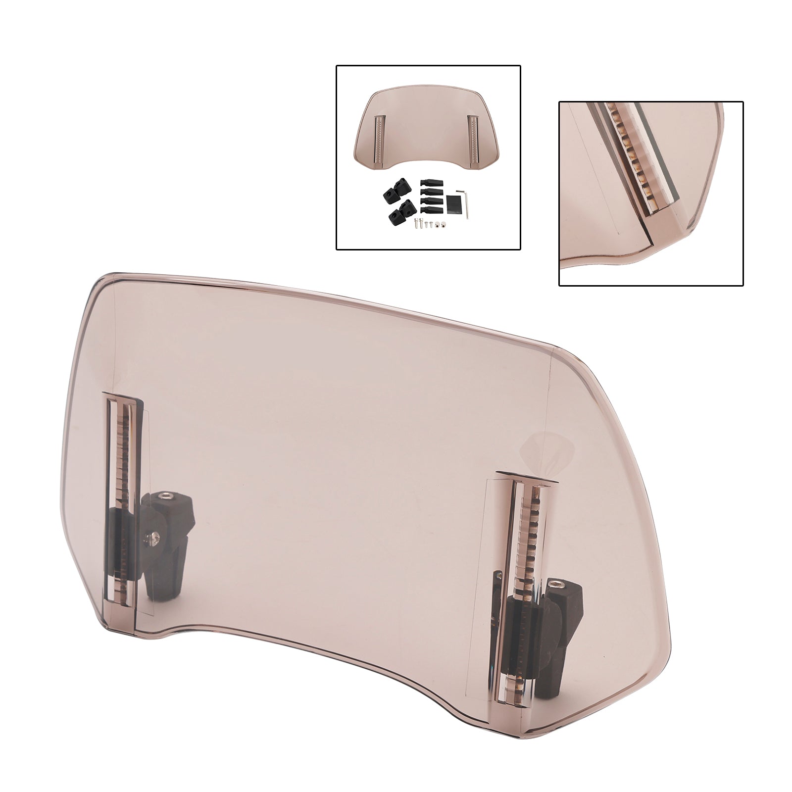 Universele verstelbare voorruitclip op windschermdeflectorverlengingsspoiler