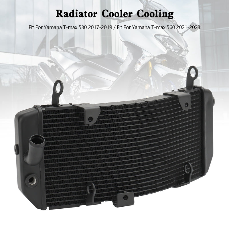 Aluminum Radiator Cooling Cooler For Yamaha T-max 530 17-19 T-max 560 21-23