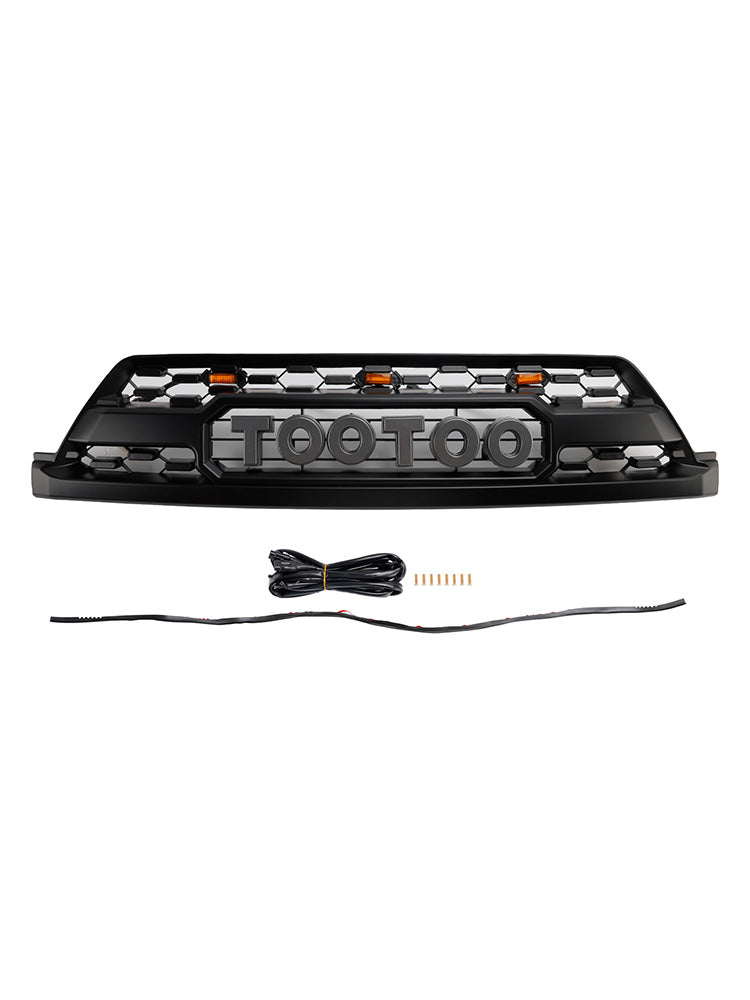 2002-2005 Toyota 4Runner TRD PRO Style W/ LED Front Bumper Grill Grille