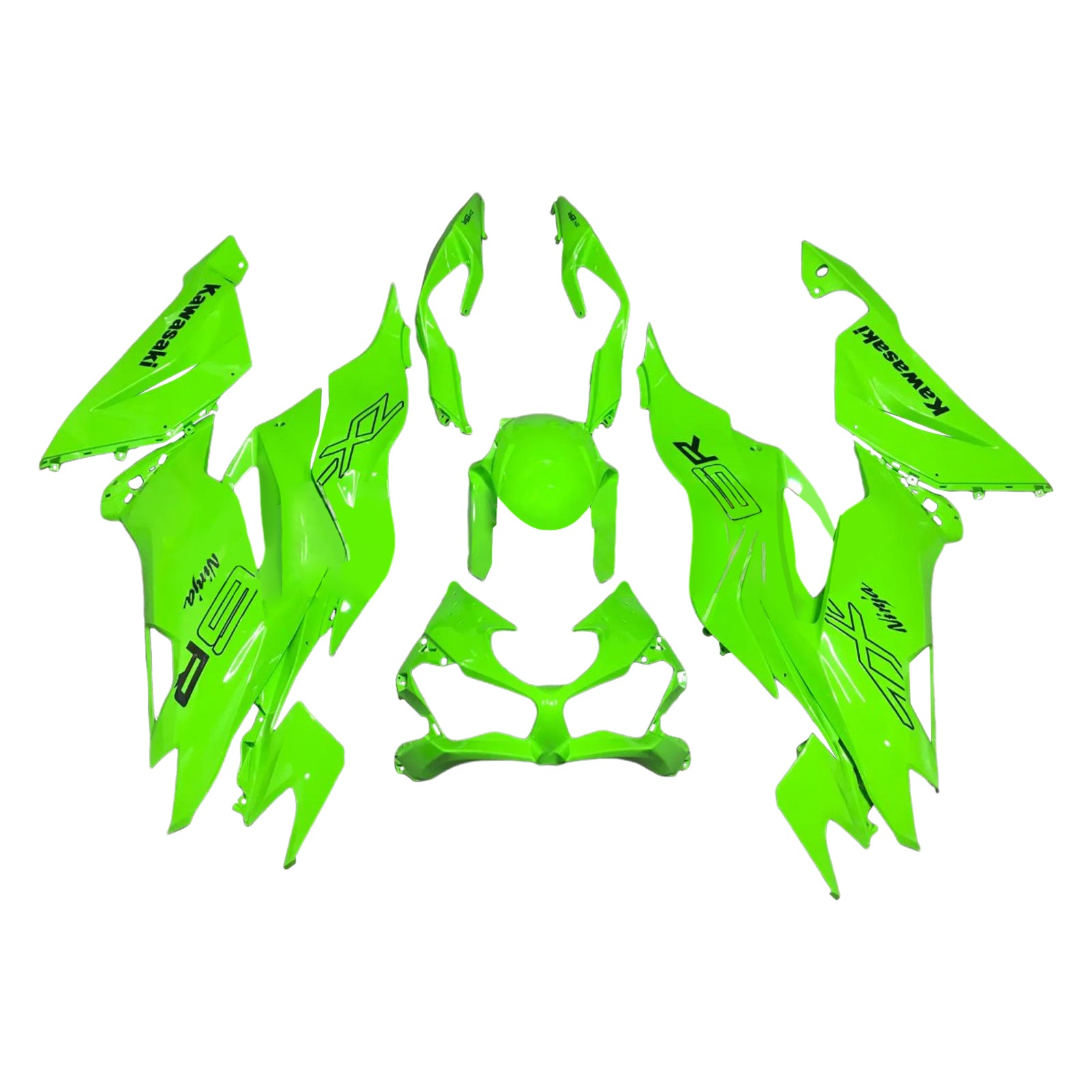 2019-2023 KAWASAKI ZX6R Injektion Fairing Kit Bodywork Plastic ABS