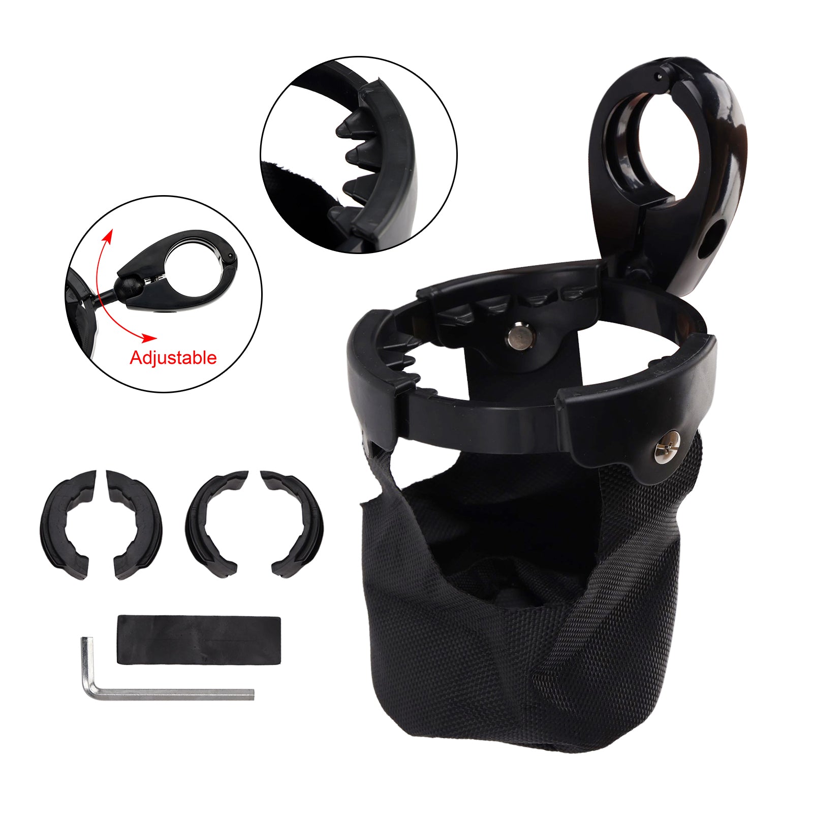 Adjustable Bottle Bracket Cup Holder Cargo Universal For Cna-Am Maverick X3