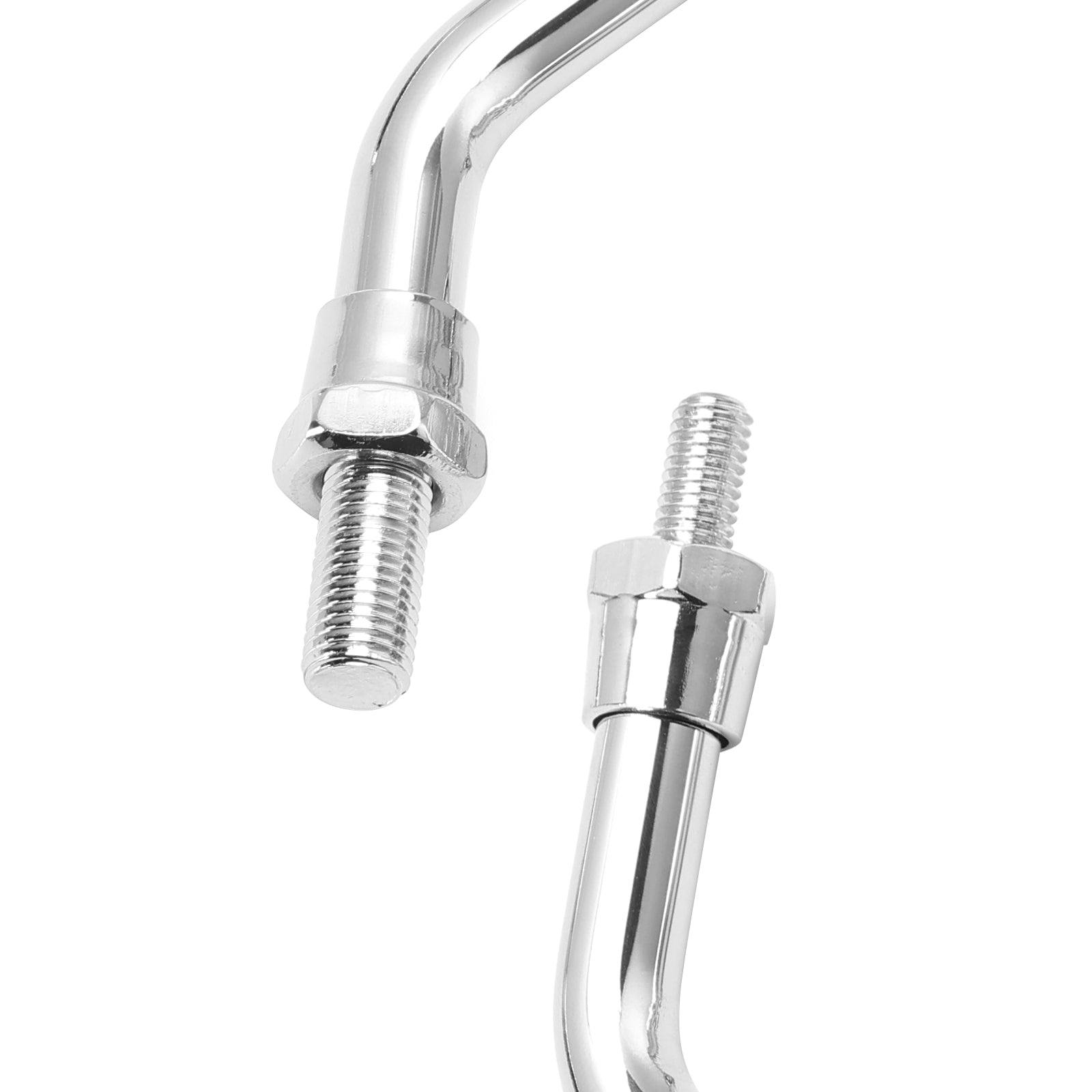 Chrome M10 achteruitkijkspiegels - 2 type stengels voor Kawasaki Z1 Z1000 Z 900 Z 1000