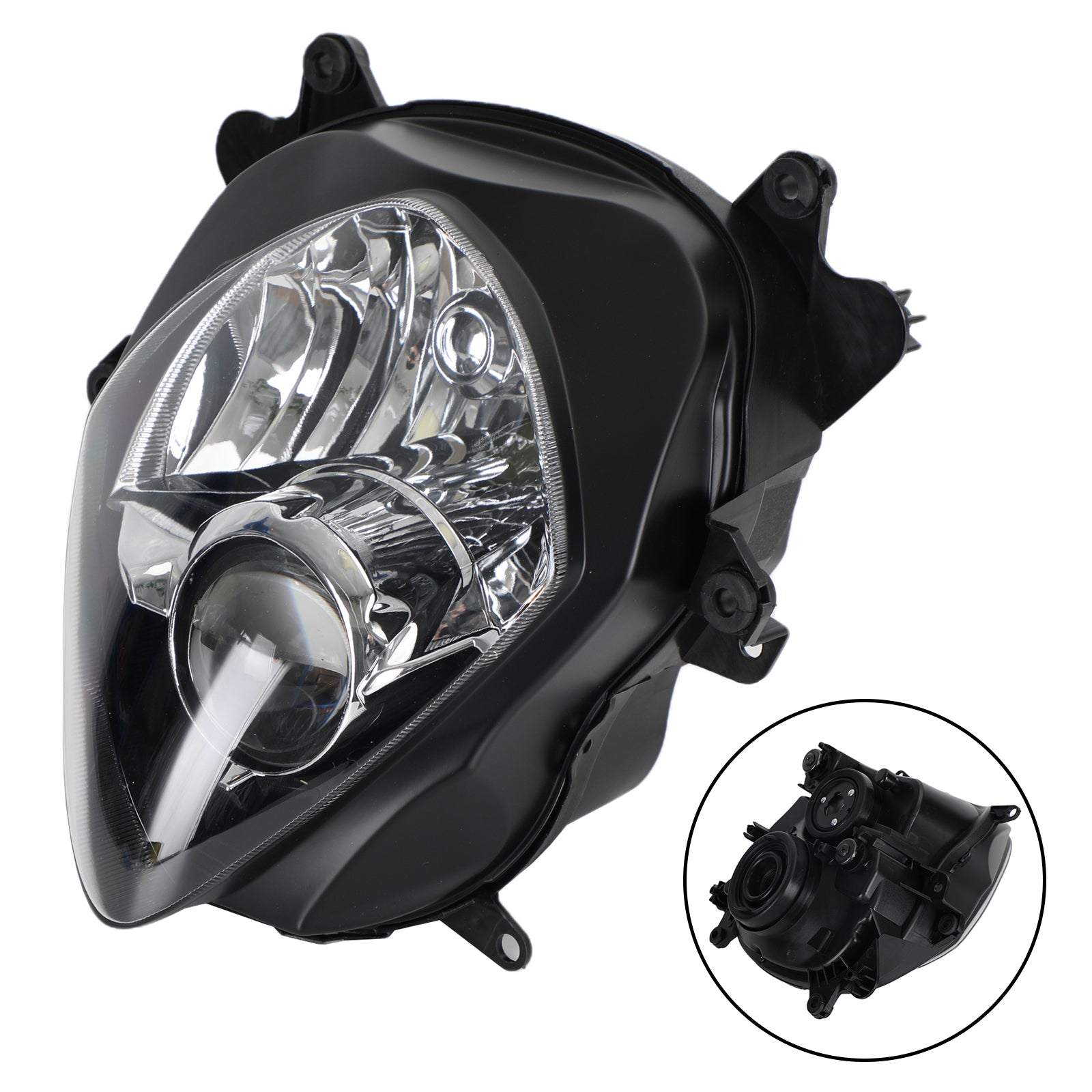 Ochrana svetlometového strážcu svetlometov GRILD LED biela pre Suzuki GSXR1000 07-08 K7