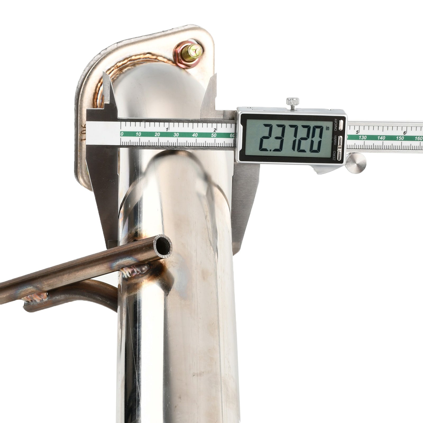 2008-2013 Infiniti G37 2dr Coupe Eje trasero Silenciador Tubo de escape Acero inoxidable