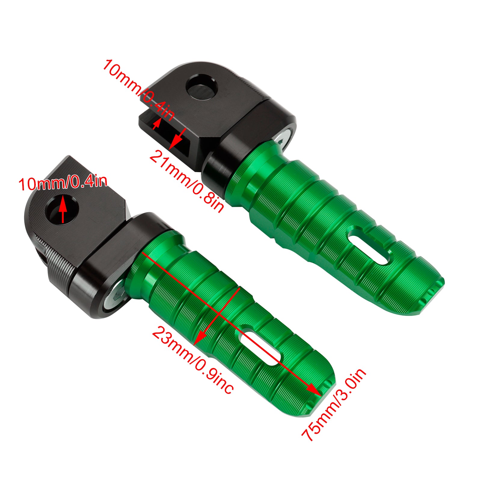 Repose-pieds avant pour KAWASAKI ZX-4R ZX-4RR 24-25 NINJA 400 2018-2024