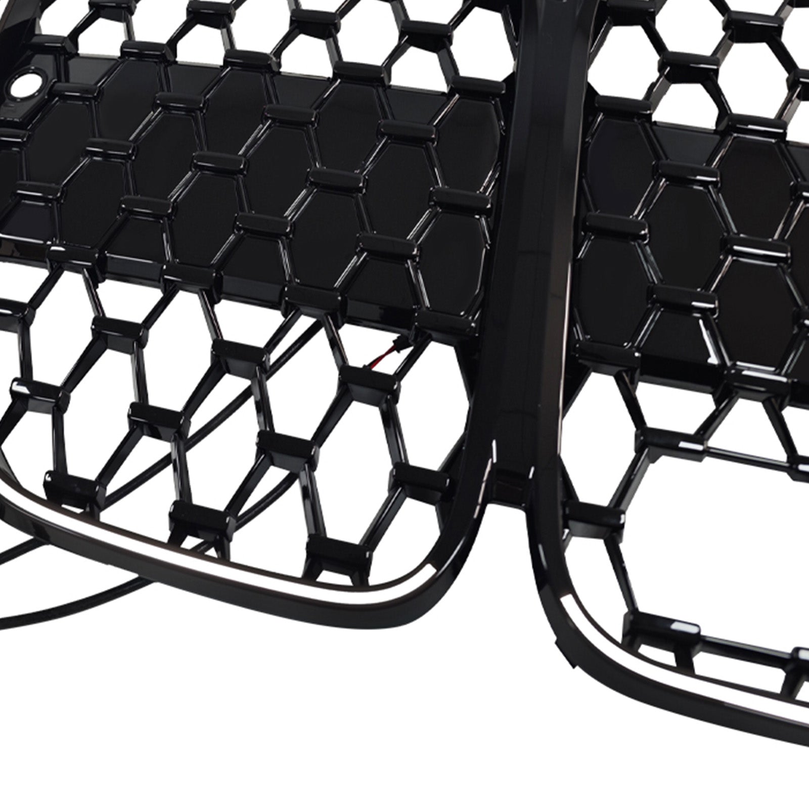 Black Front Bumper Grille Grill Fit BMW 4 Series G22 G23 G82 2020-2025 W/ ACC