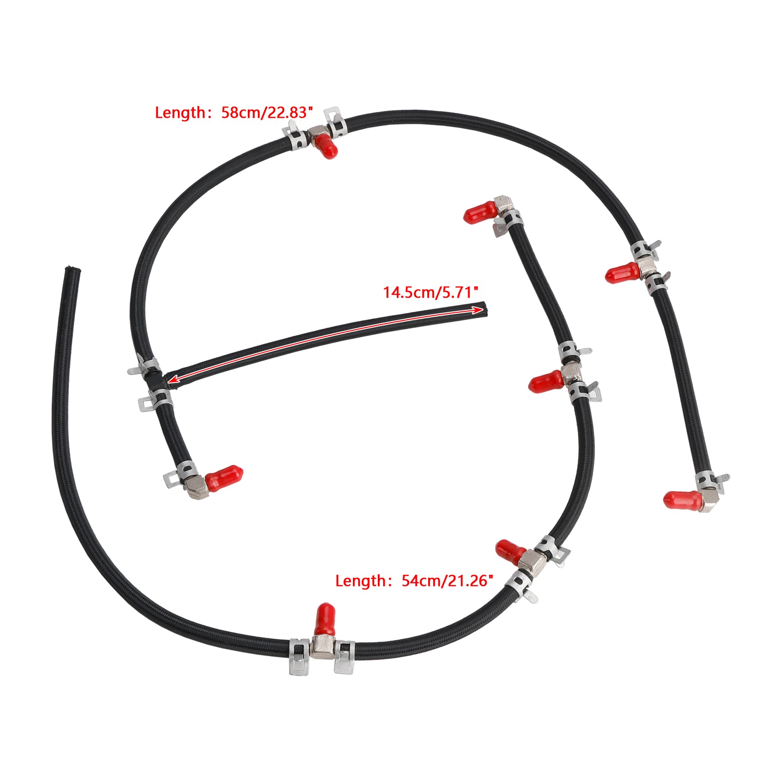 2004-2010 Duramax 6.6L Diesel Truck Motoren Brandstofinjector Retourleiding Kit
