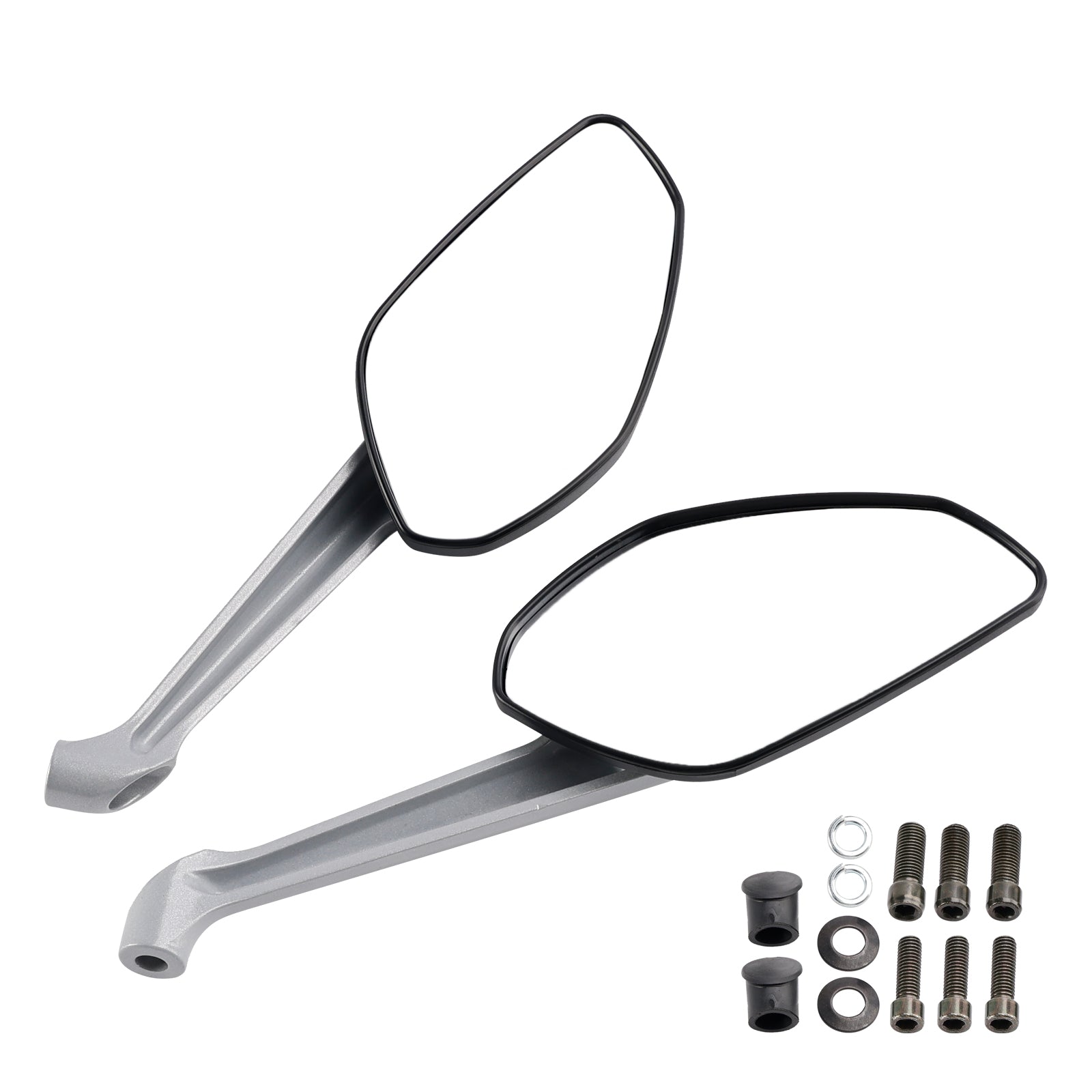 Svart par bakspeglar för Ducati Monster 797 821 Stripes 1200 S 2014-2017