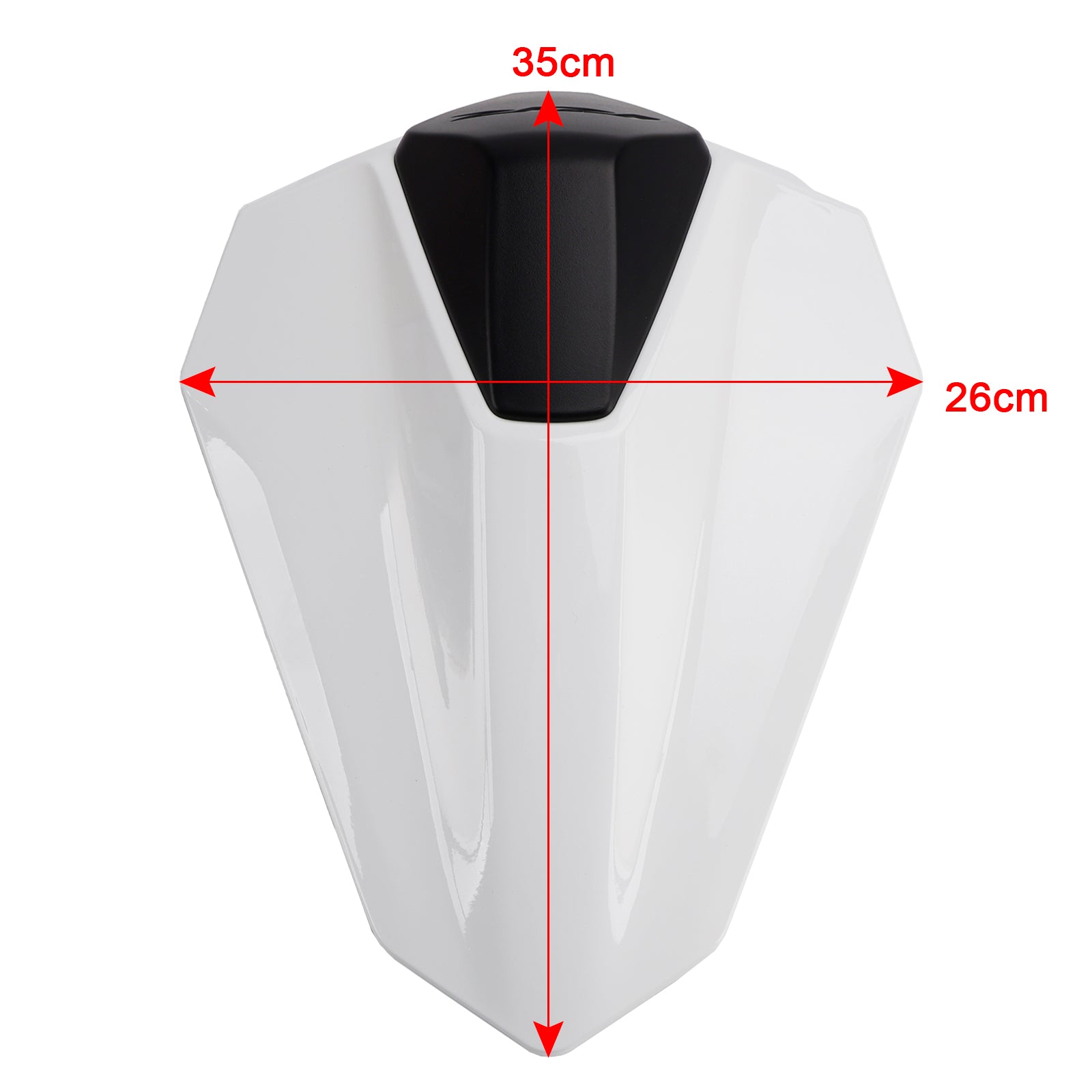 ABS Pearl White Rear Tail Pillion Seat Fairing Cover For 2023-2024 Honda CBR250RR