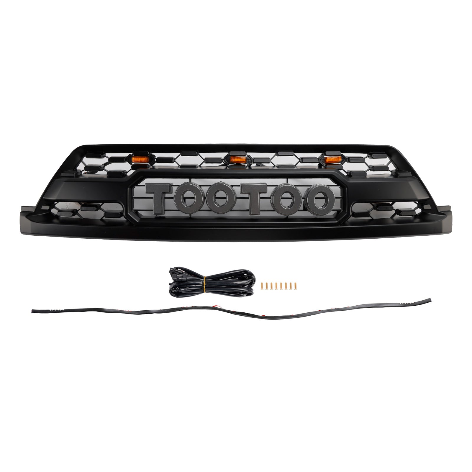 Front Bumper Grill Grille fit Toyota 4Runner 2002-2005 TRD PRO Style W/ LED