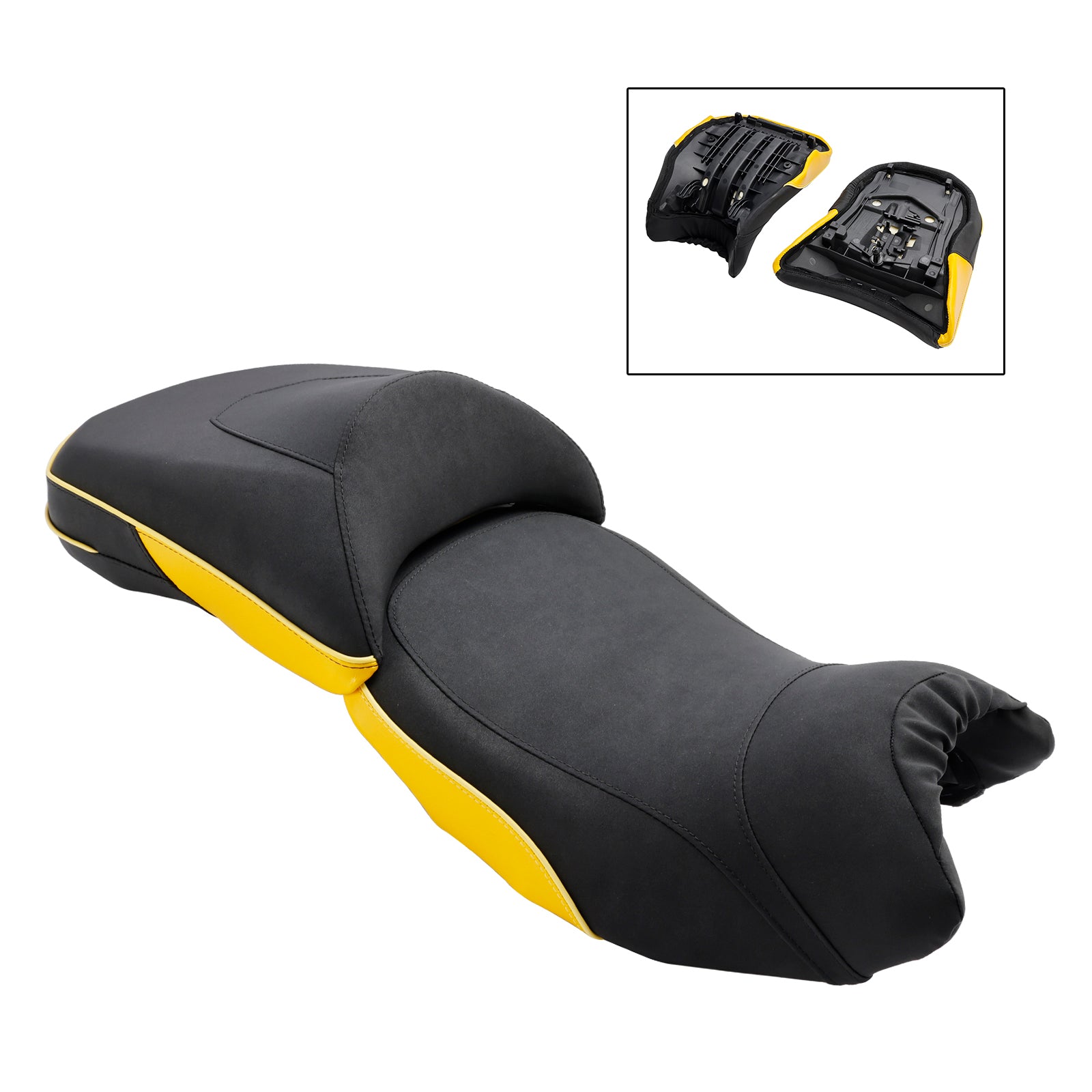 Rider passagerarsätets främre bakkudde passar gul för BMW R1200GS 14-18 R1250GS