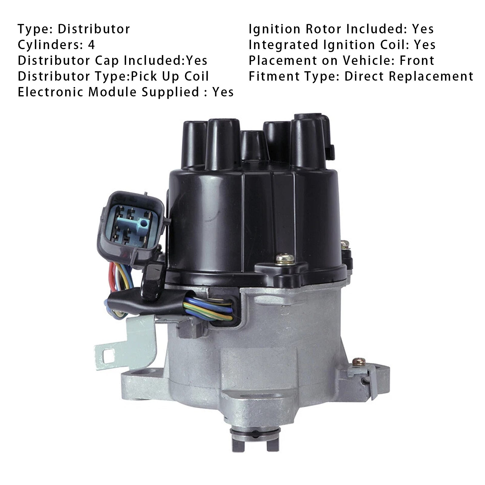 Distribútor zapaľovania 30100-P2E-A01 pre Honda Civic 1996-1998 Civic del Sol 1.6L