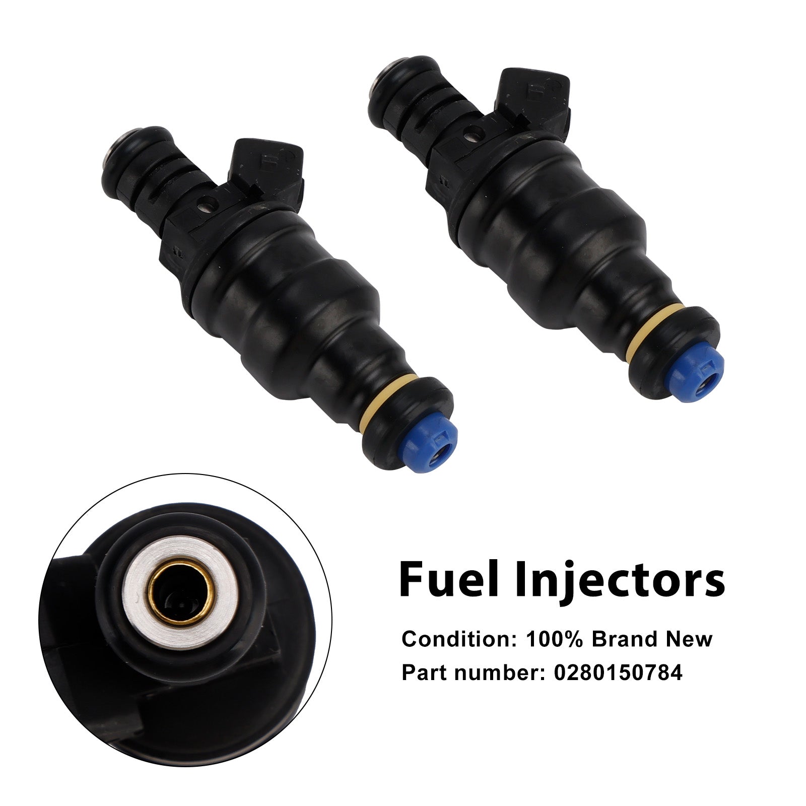 2PCS 0280150784 Brandstofinjectie voor BMW R1100 RT R850 R1100GS R850GS 1994-1999