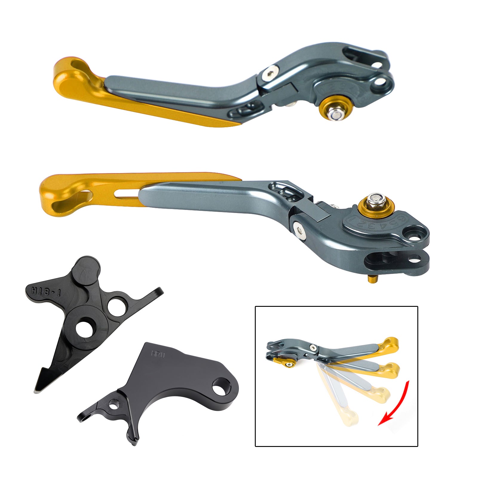 2022-2024 HONDA CRF1100L Africa Twin Adjustable Clutch Brake Lever