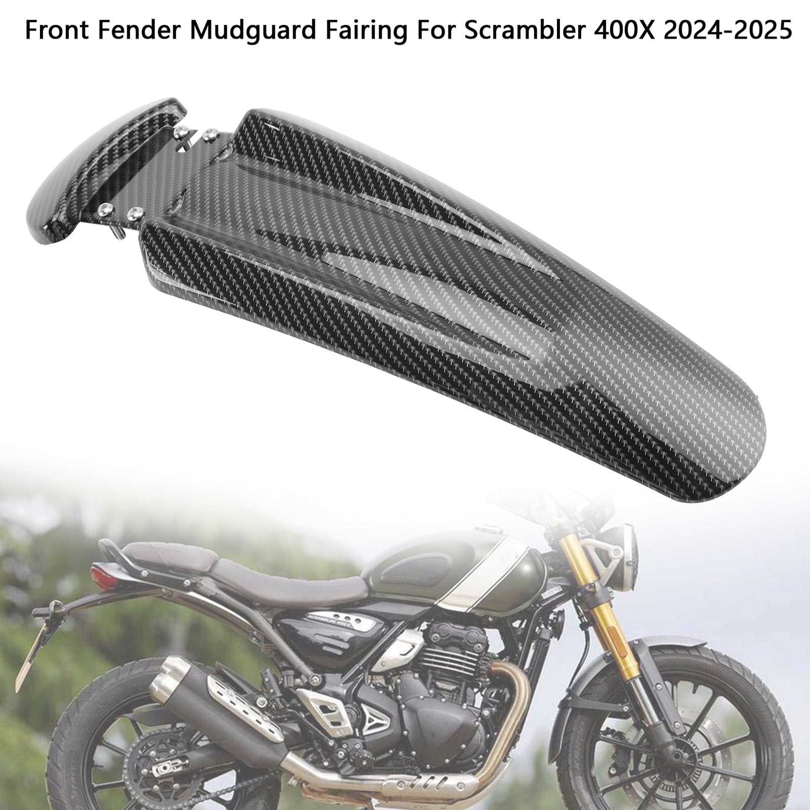 2024-2025 Scrambler 400x predné blatníky Mudguard Fairing