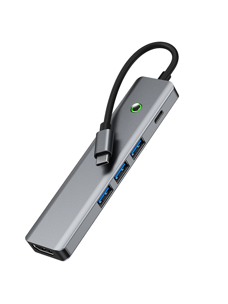 5 in 1 TYPE-C USB3.0 HDMI PD100W Interface Hub Adapter Dock voor MacBook iPad Pro