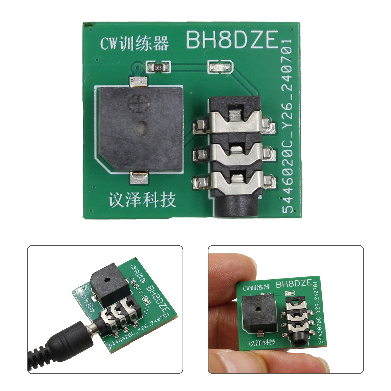 Morsecode Mini CW Trainer Handsleutel Trainer Oscillator Knop Batterijversie