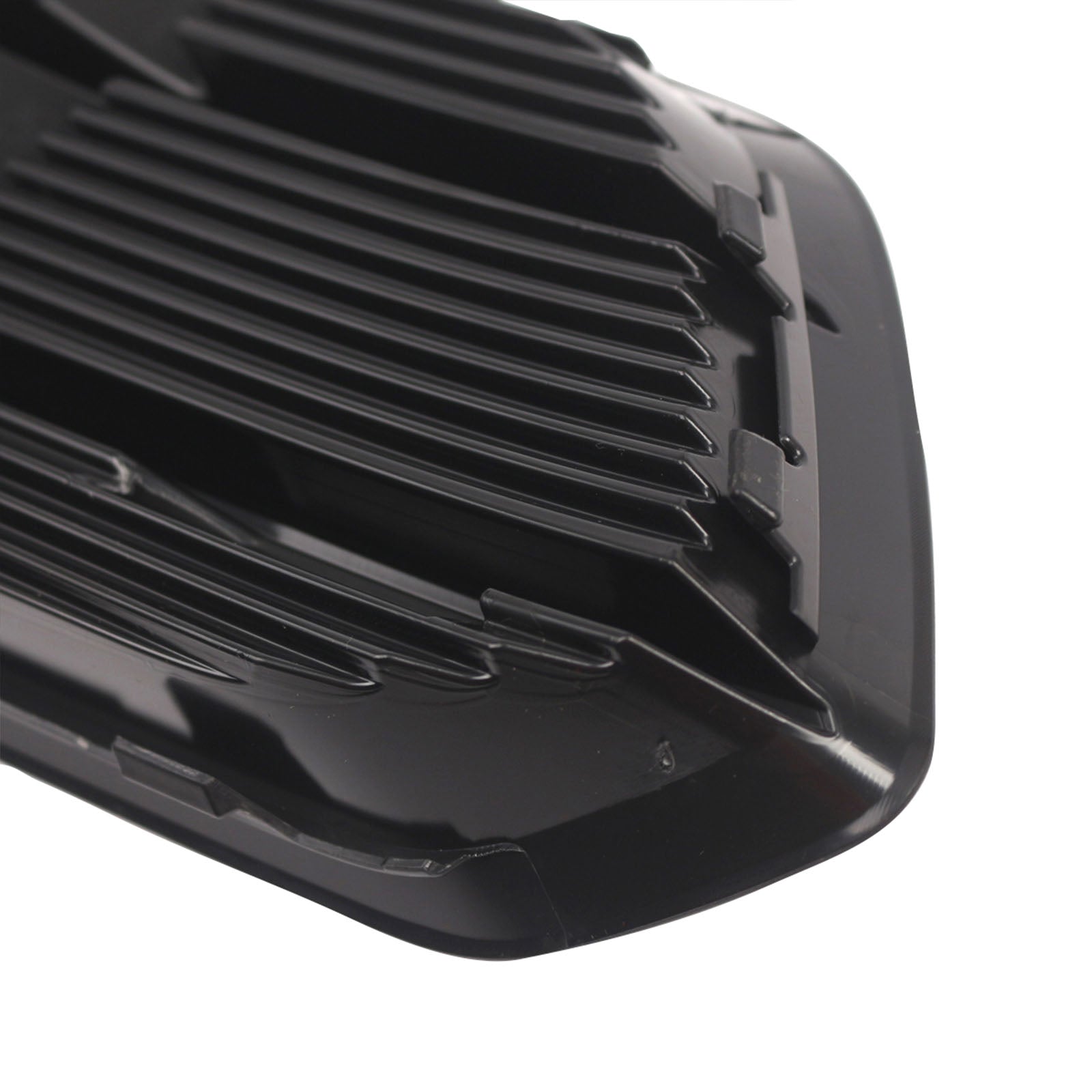 Black Front Bumper Fog Light Grille Grill Cover Bezel Fit Audi A5 2017-2019