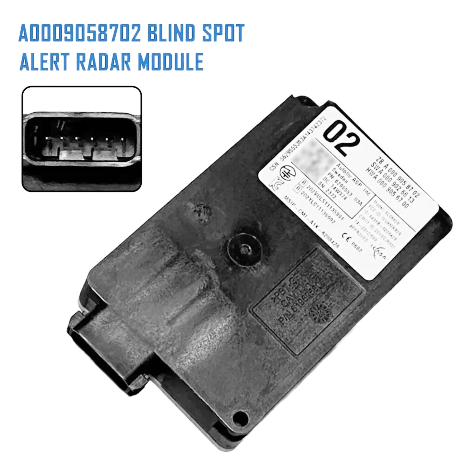 2011-2017 MERCEDES CLS Coupé (C218) Ny radarsensor distronisk styrenhet A000905870 A0009026613