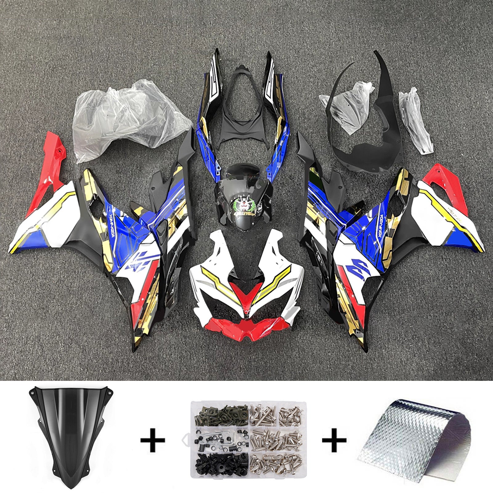 Injection Fairing Kit fit For Kawasaki Ninja ZX-25R ZX-4R ZX-4RR 2019-2025