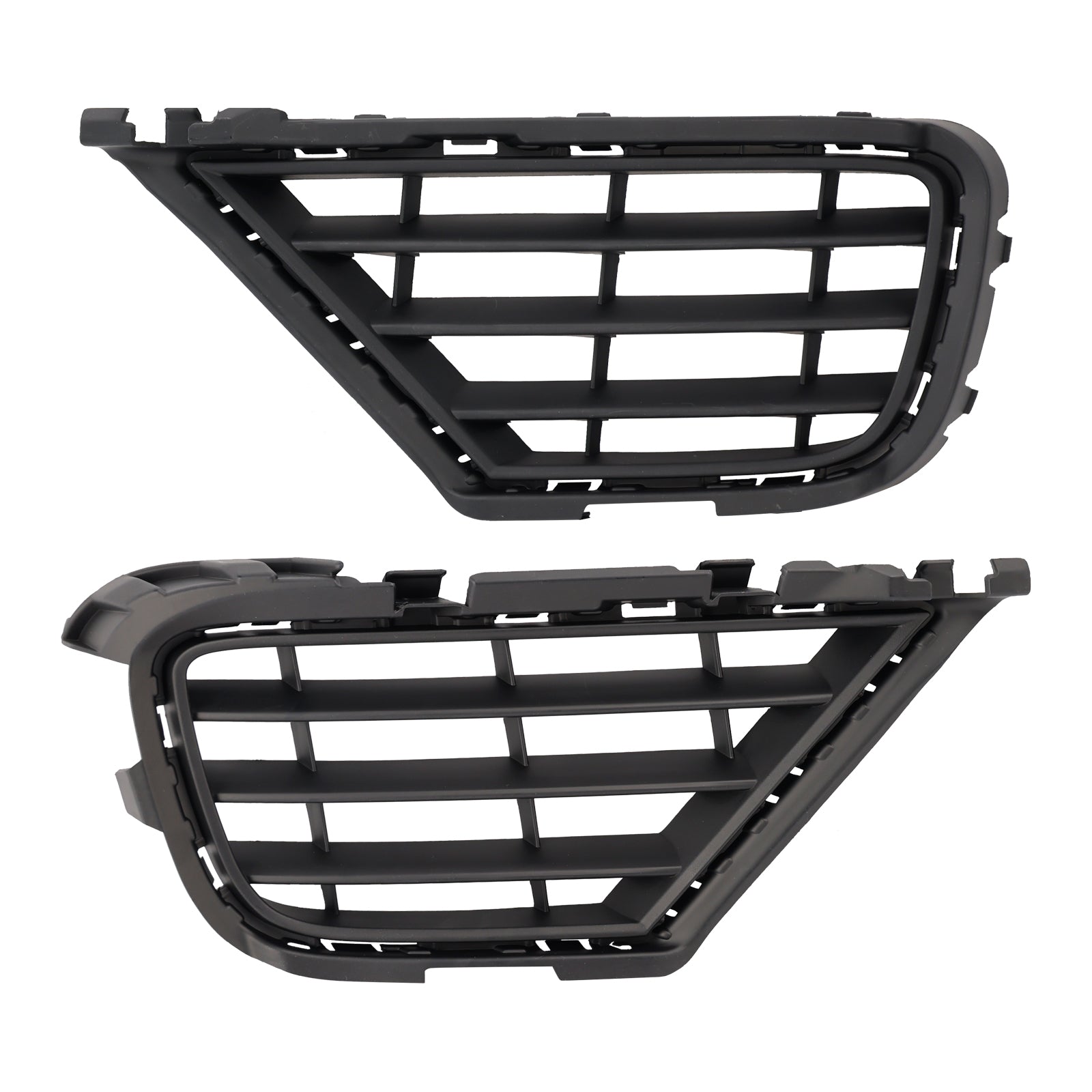 2015-2017 Volkswagen VW Touareg 7P 2PCS Front Lower Fog Light Cover Grille Grill