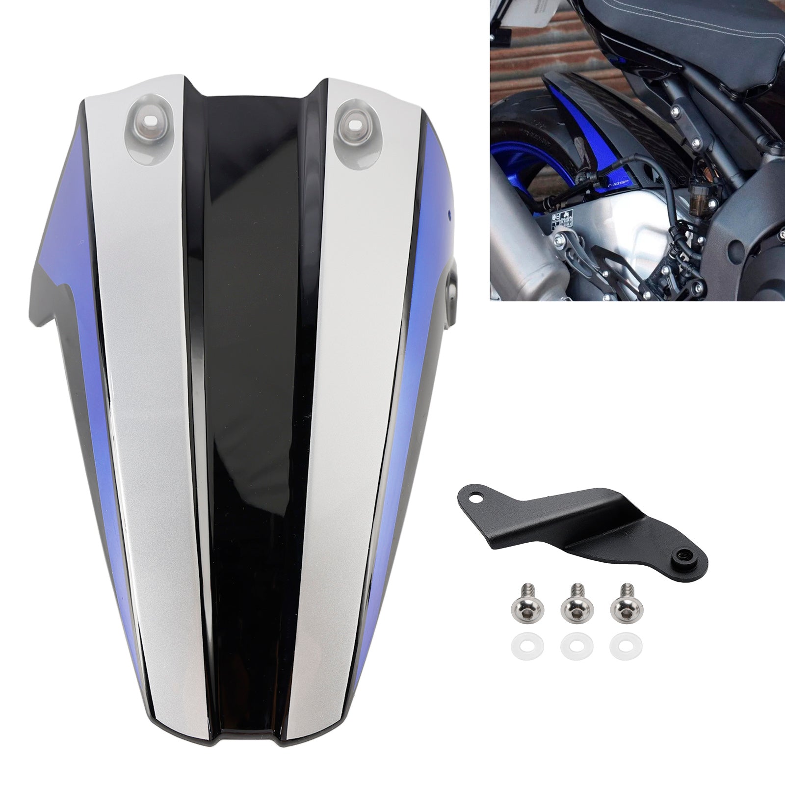 Bakre fender mudvaktsmässa för Yamaha MT-10/SP MT10 2016-2024